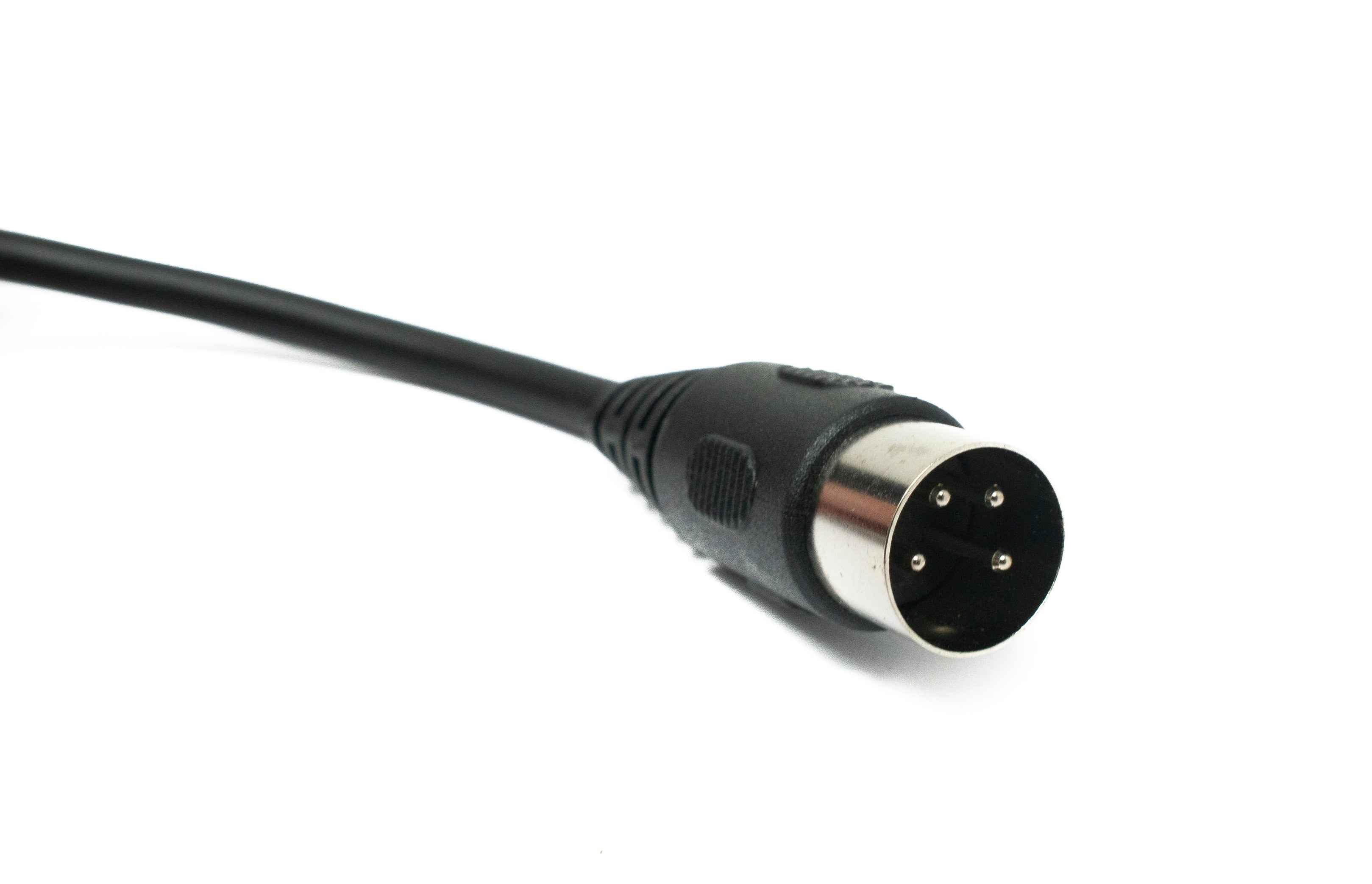 SYSTEM-S S-Video Kabel 150 cm Din 4 Pin Stecker zu Buchse in Schwarz