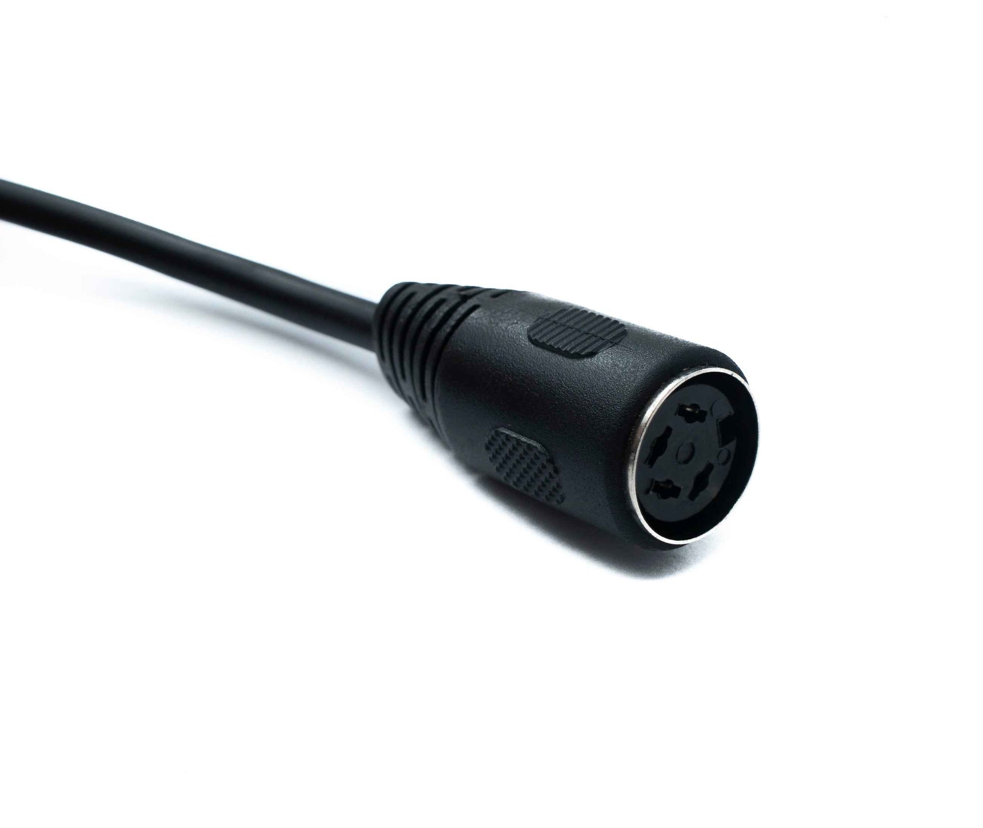SYSTEM-S S-Video Kabel 50 cm Din 4 Pin Stecker zu Buchse in Schwarz