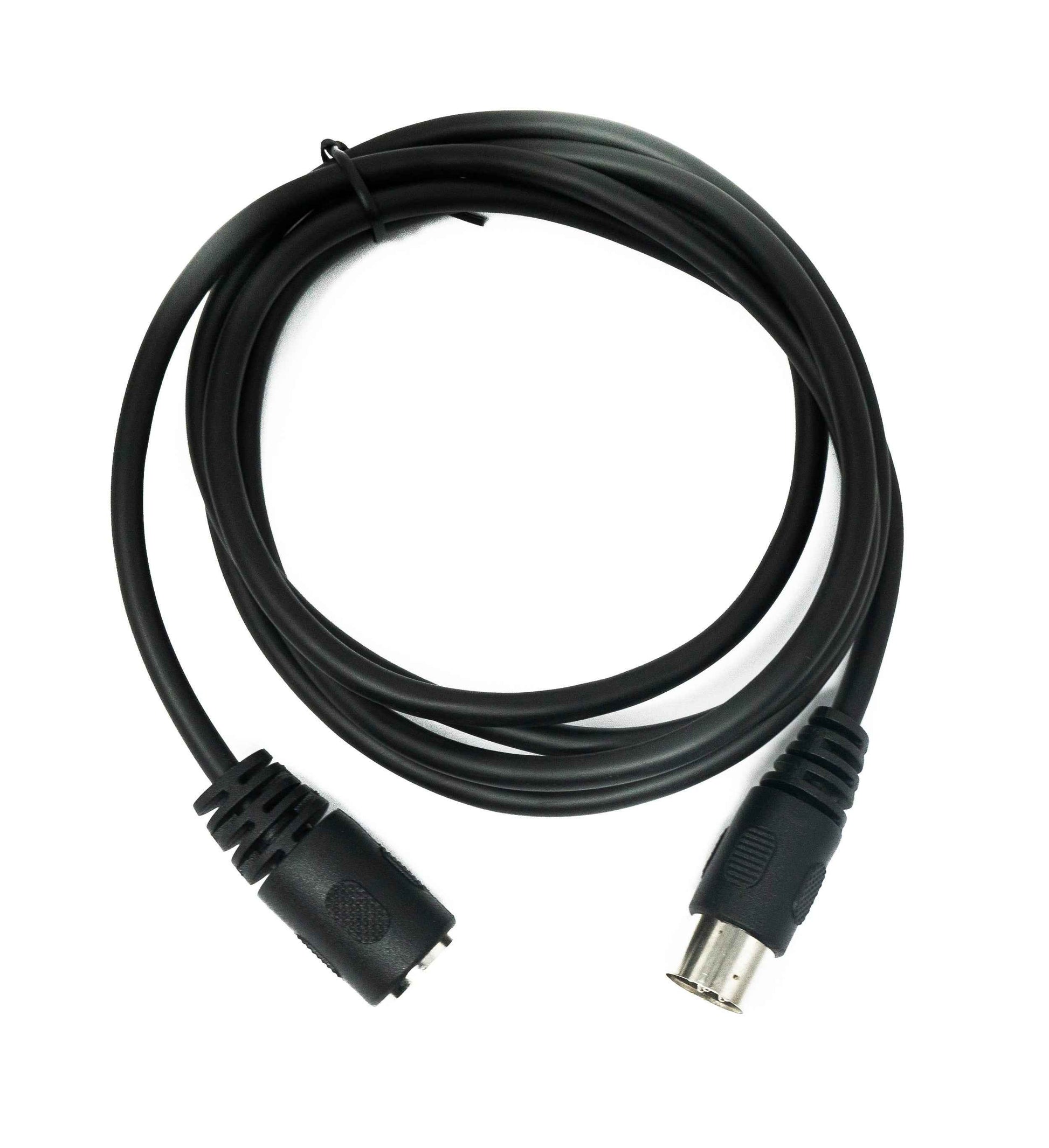 SYSTEM-S S-Video Kabel 150 cm Din 6 Pin Stecker zu Buchse in Schwarz