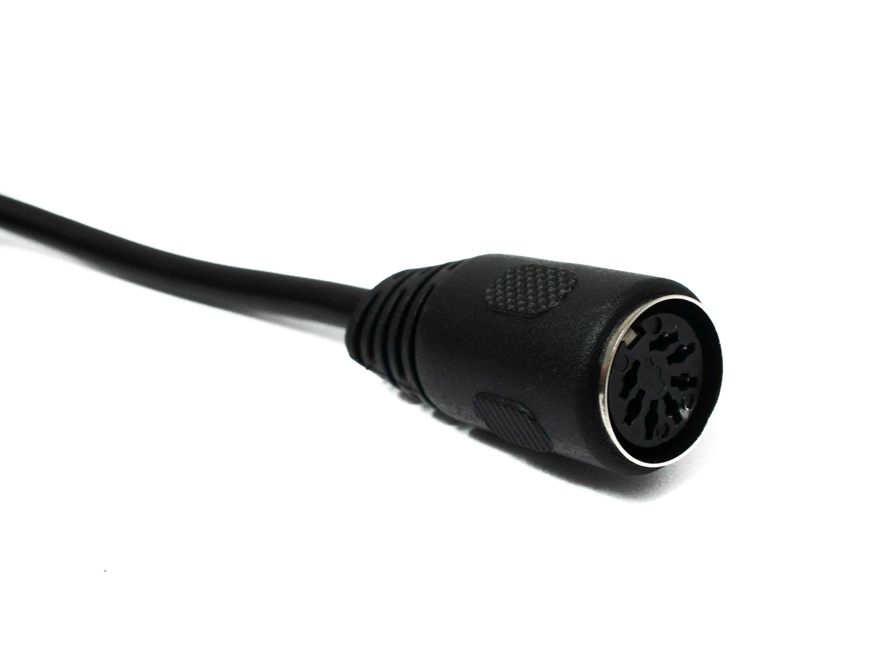 SYSTEM-S S-Video Kabel 150 cm Din 7 Pin Stecker zu Buchse in Schwarz