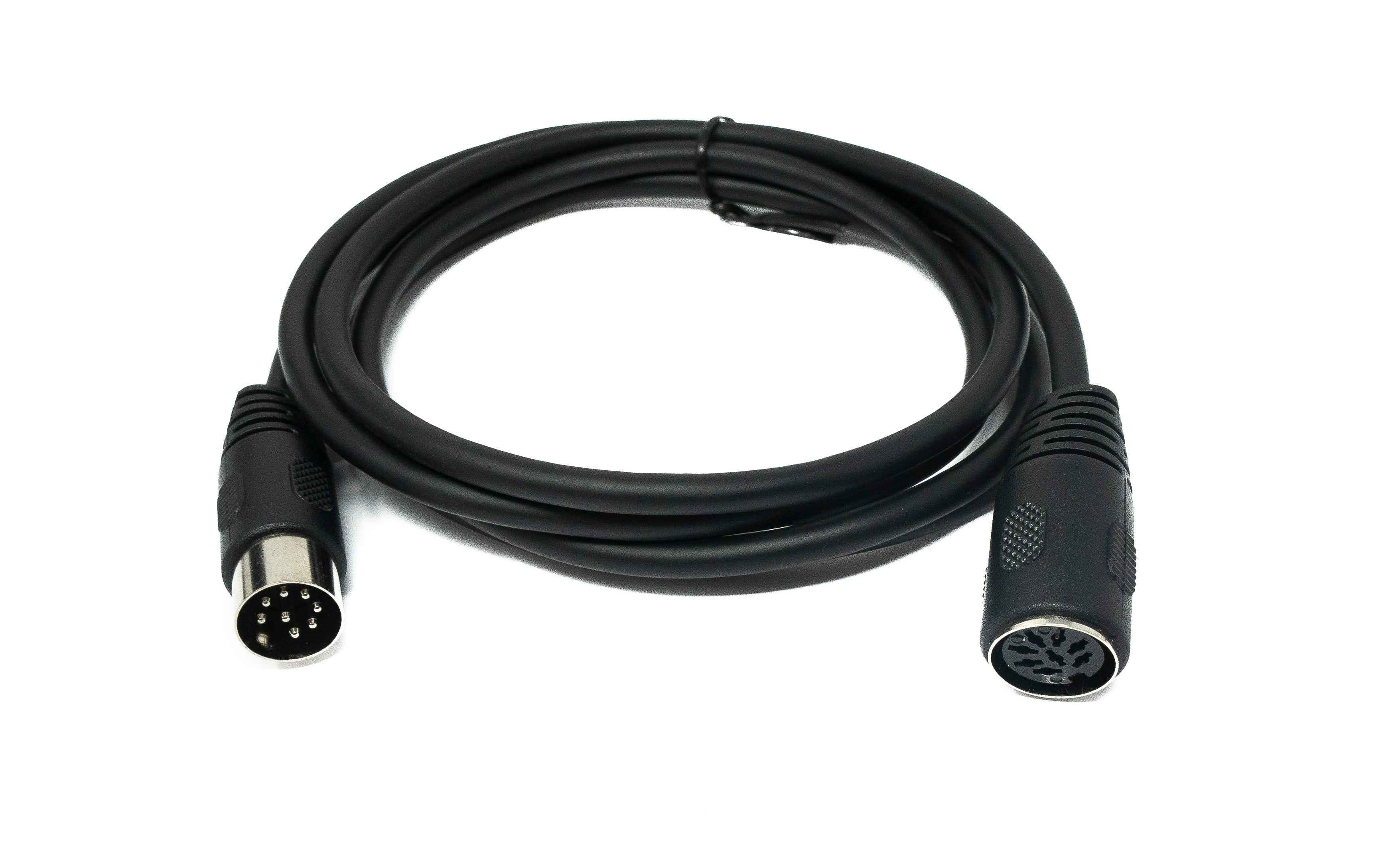 SYSTEM-S S-Video Kabel 150 cm Din 8 Pin Stecker zu Buchse in Schwarz