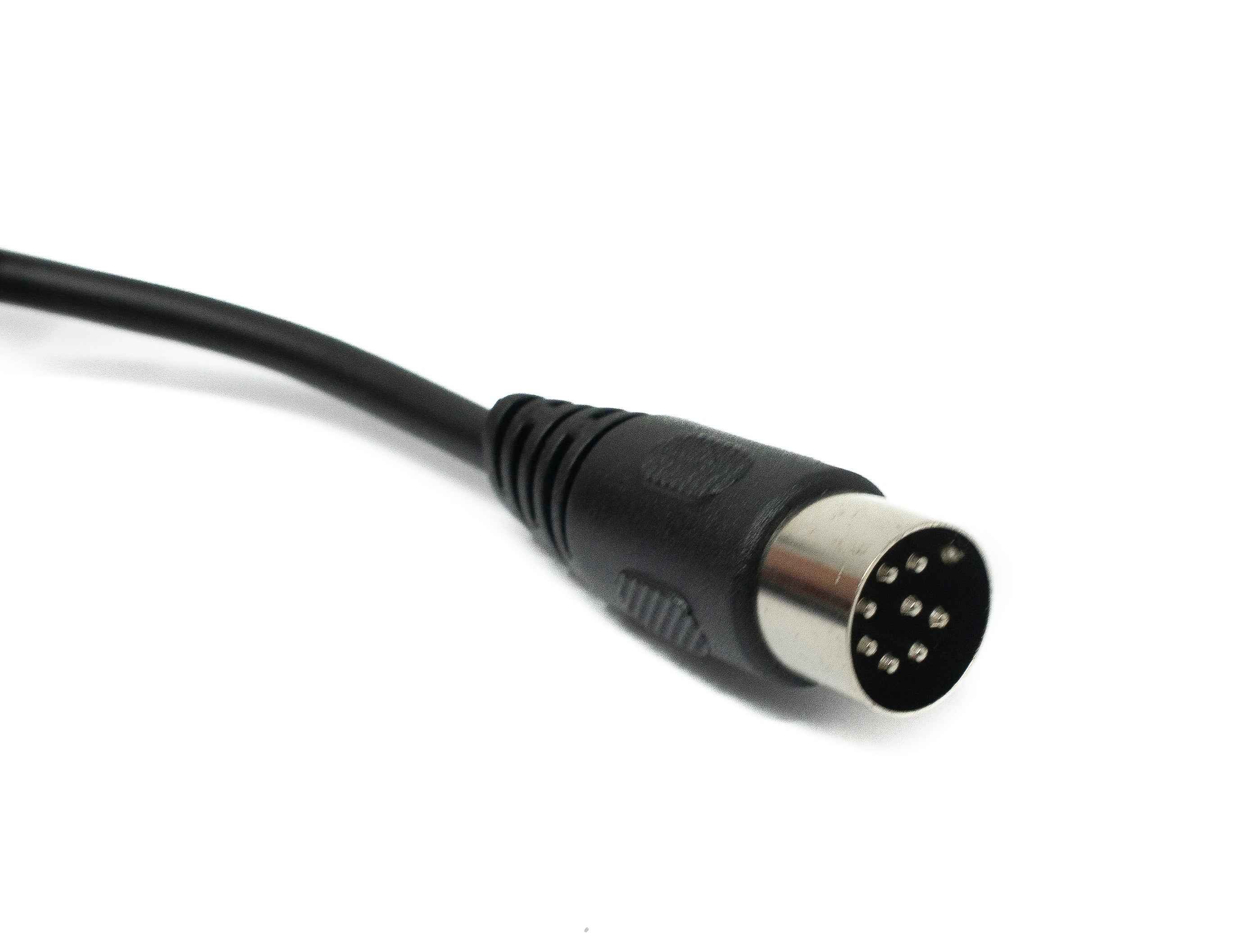 SYSTEM-S S-Video Kabel 150 cm Din 8 Pin Stecker zu Buchse in Schwarz