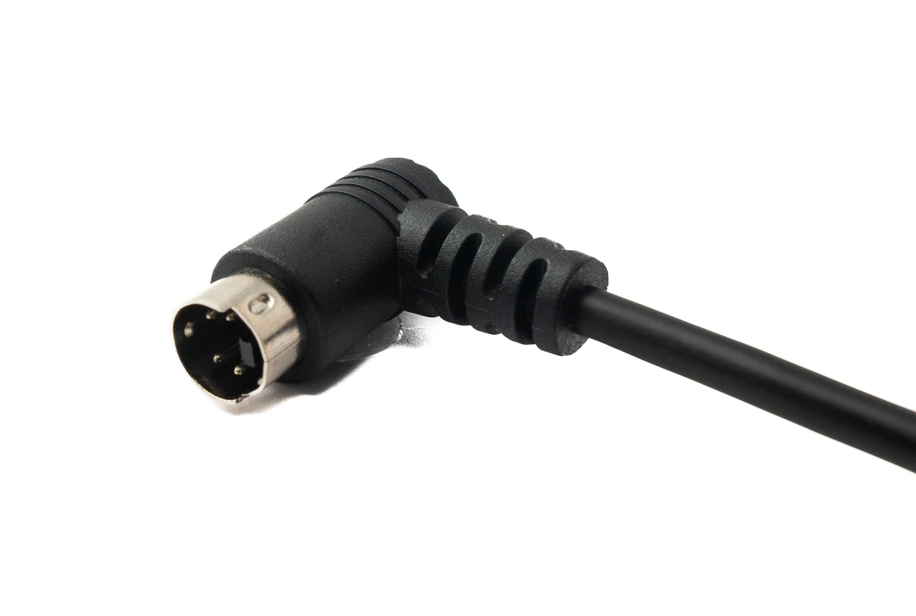 SYSTEM-S S-Video Kabel 180 cm Din 4 Pin Stecker zu Stecker Dual Winkel