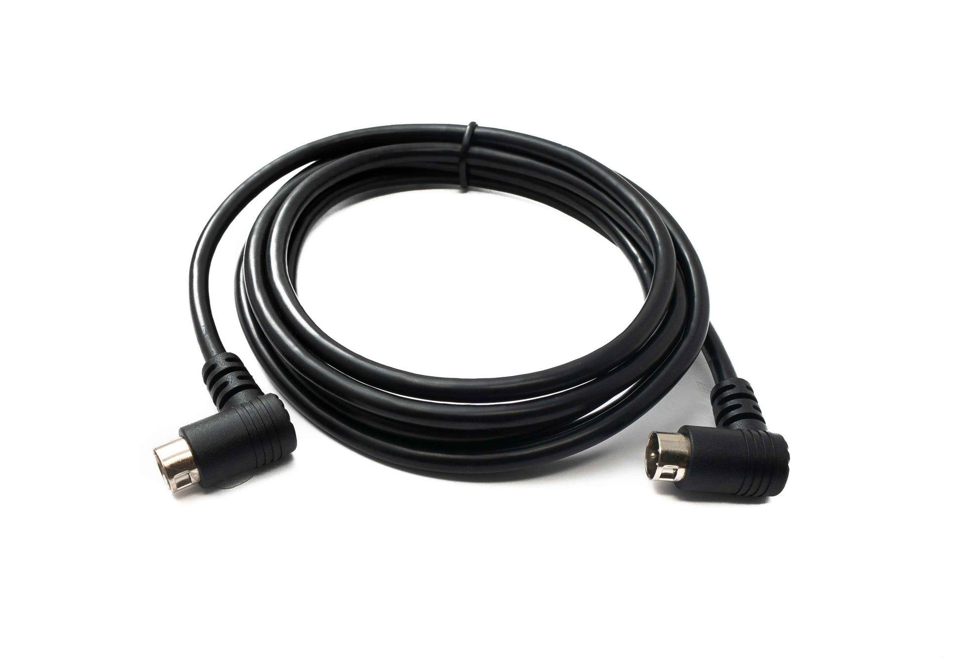 SYSTEM-S S-Video Kabel 180 cm Din 4 Pin Stecker zu Stecker Dual Winkel