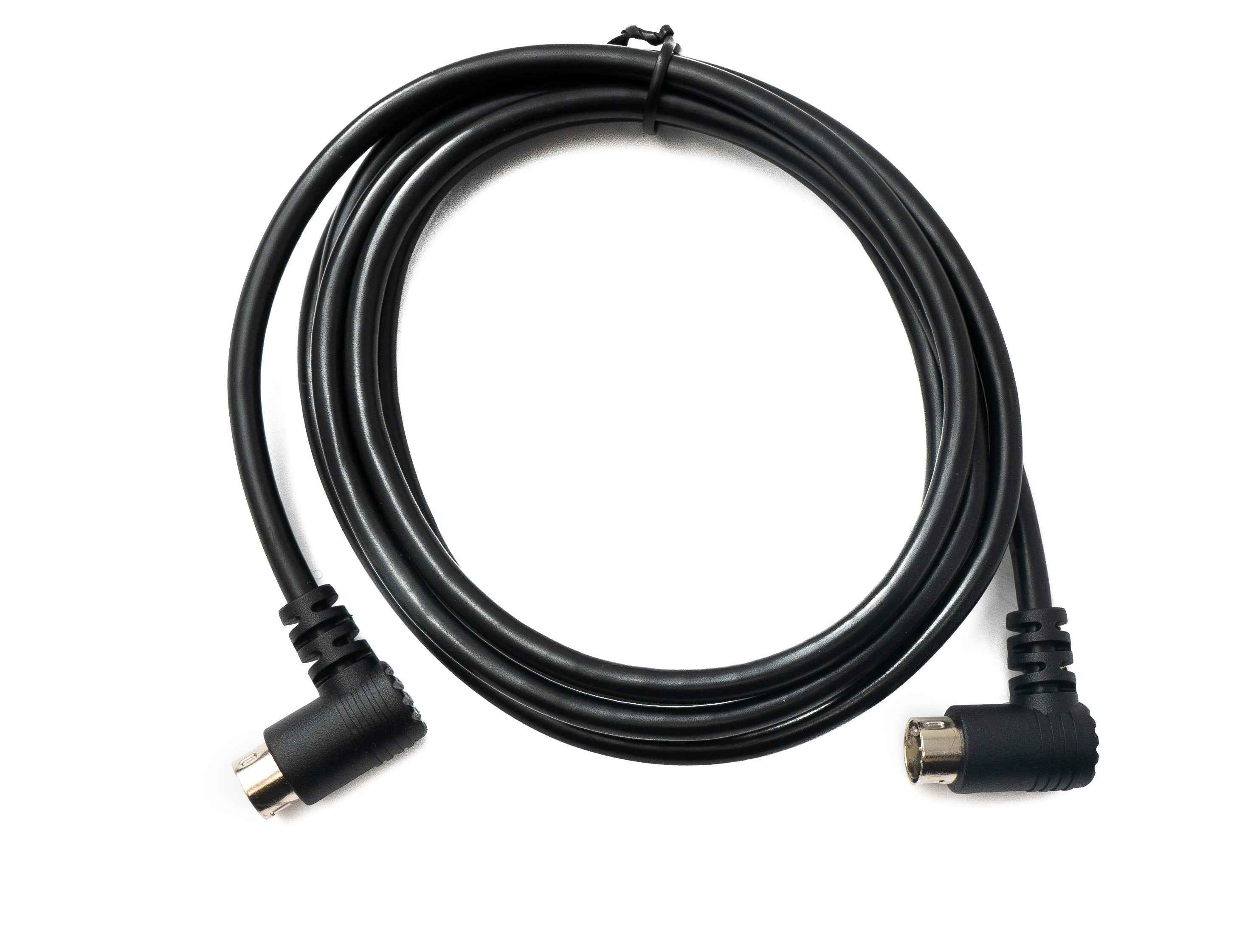 SYSTEM-S S-Video Kabel 180 cm Din 4 Pin Stecker zu Stecker Dual Winkel