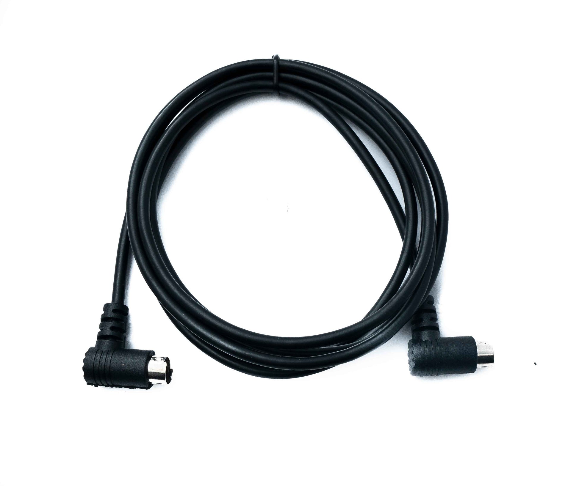 SYSTEM-S S-Video Kabel 50 cm Din 4 Pin Stecker zu Stecker Dual Winkel