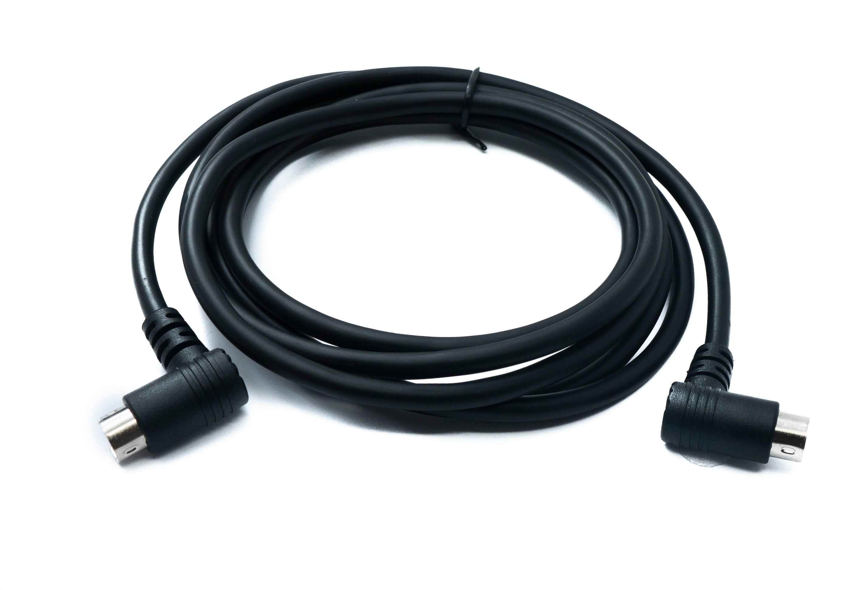 SYSTEM-S S-Video Kabel 180 cm Din 6 Pin Stecker zu Stecker Dual Winkel