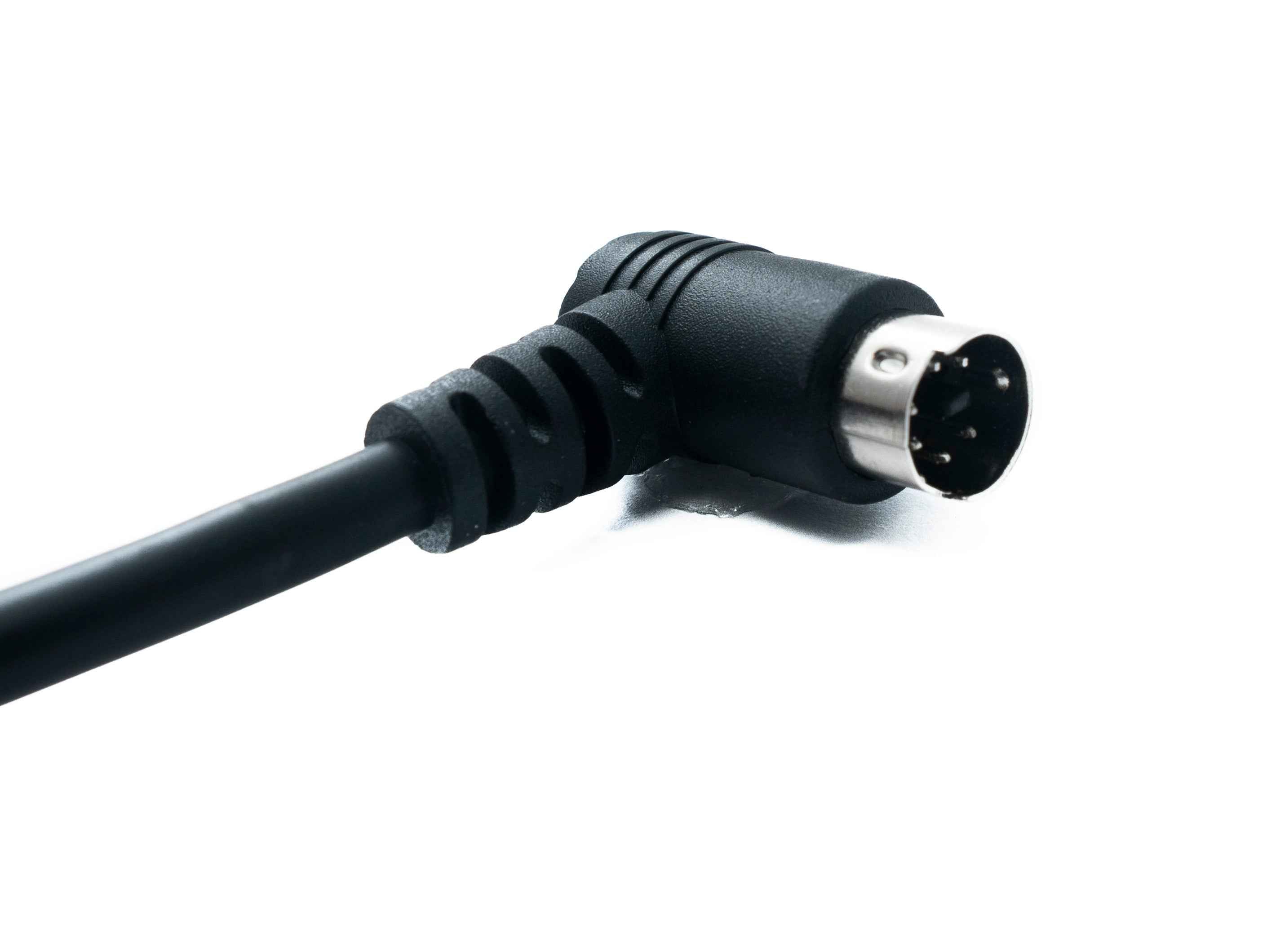 SYSTEM-S S-Video Kabel 180 cm Din 6 Pin Stecker zu Stecker Dual Winkel