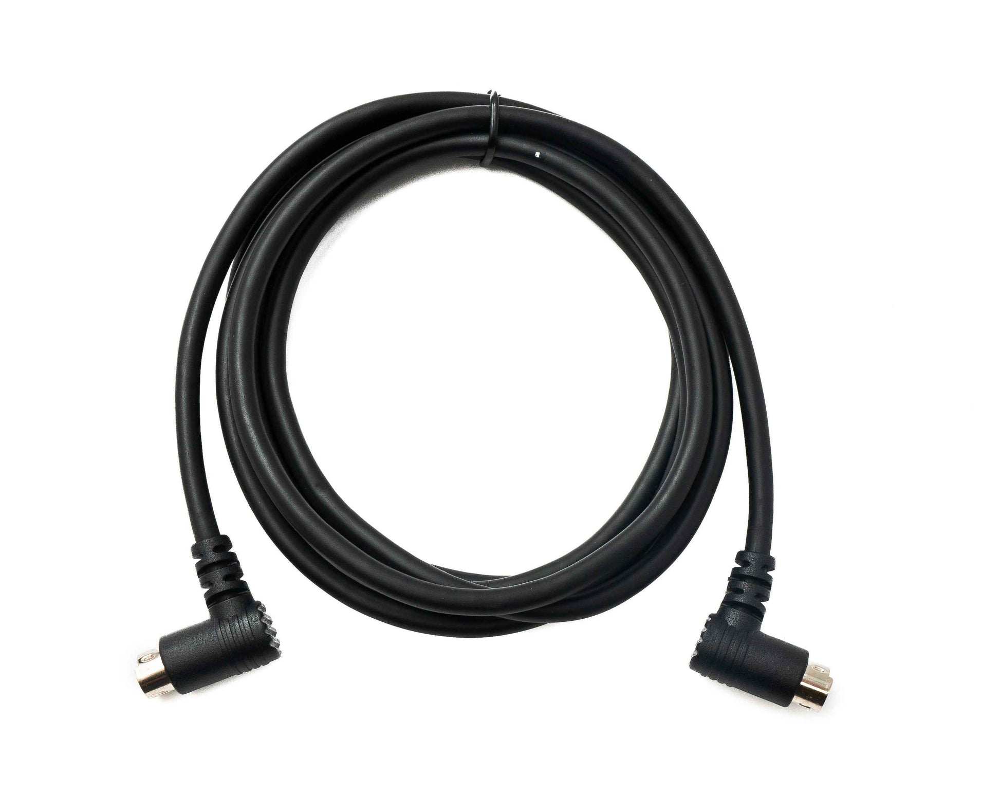 SYSTEM-S S-Video Kabel 180 cm Din 7 Pin Stecker zu Stecker Dual Winkel