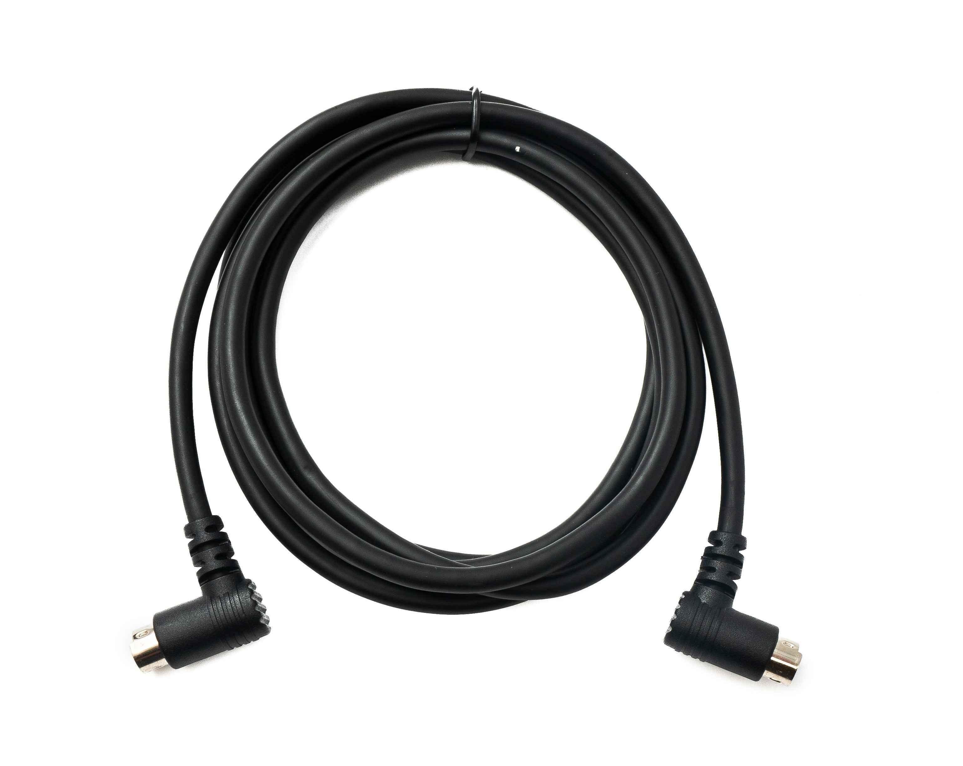 SYSTEM-S S-Video Kabel 180 cm Din 7 Pin Stecker zu Stecker Dual Winkel