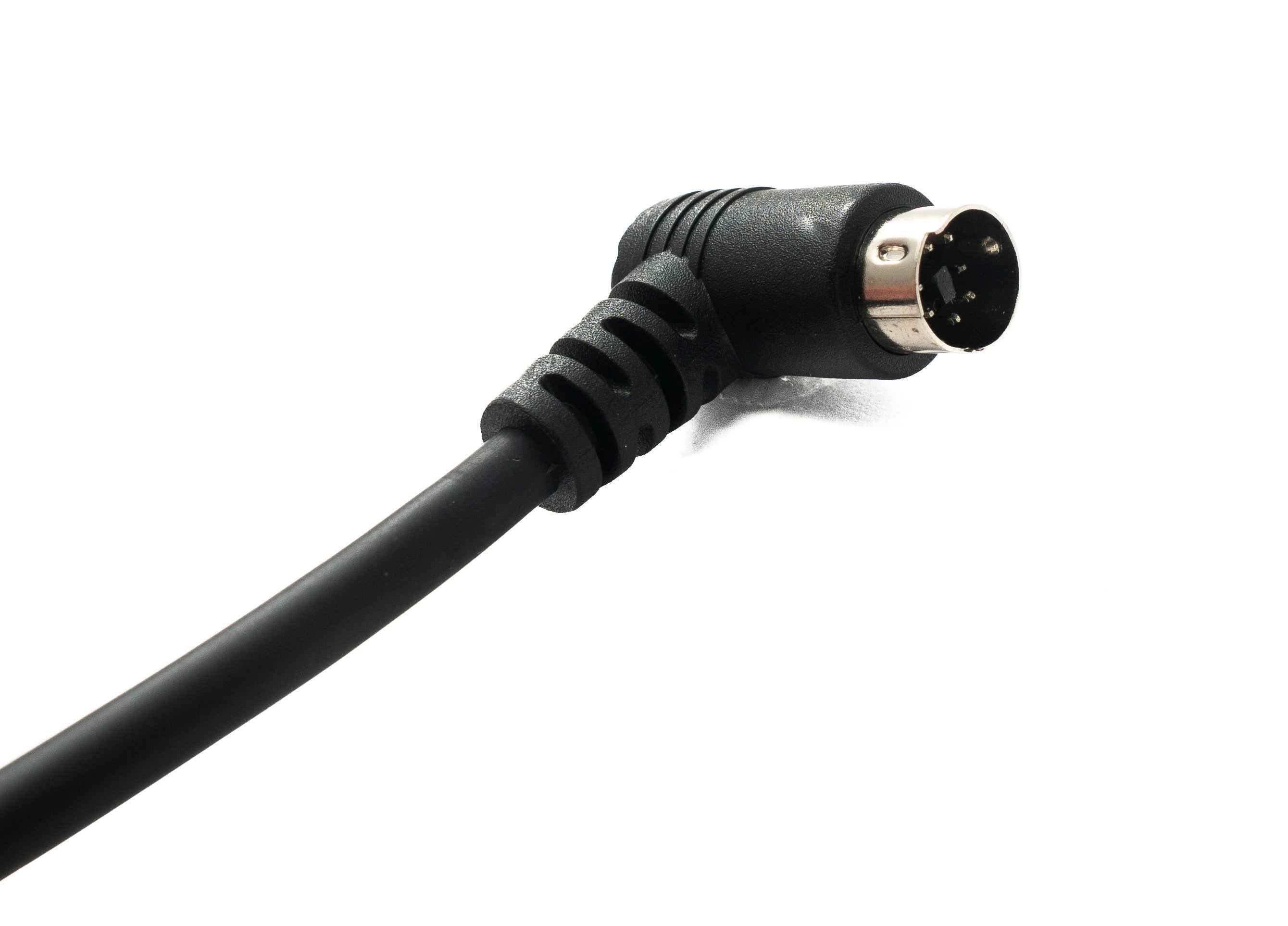SYSTEM-S S-Video Kabel 180 cm Din 7 Pin Stecker zu Stecker Dual Winkel