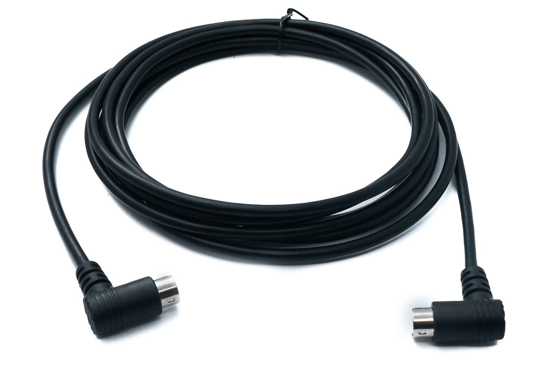 SYSTEM-S S-Video Kabel 180 cm Din 8 Pin Stecker zu Stecker Dual Winkel
