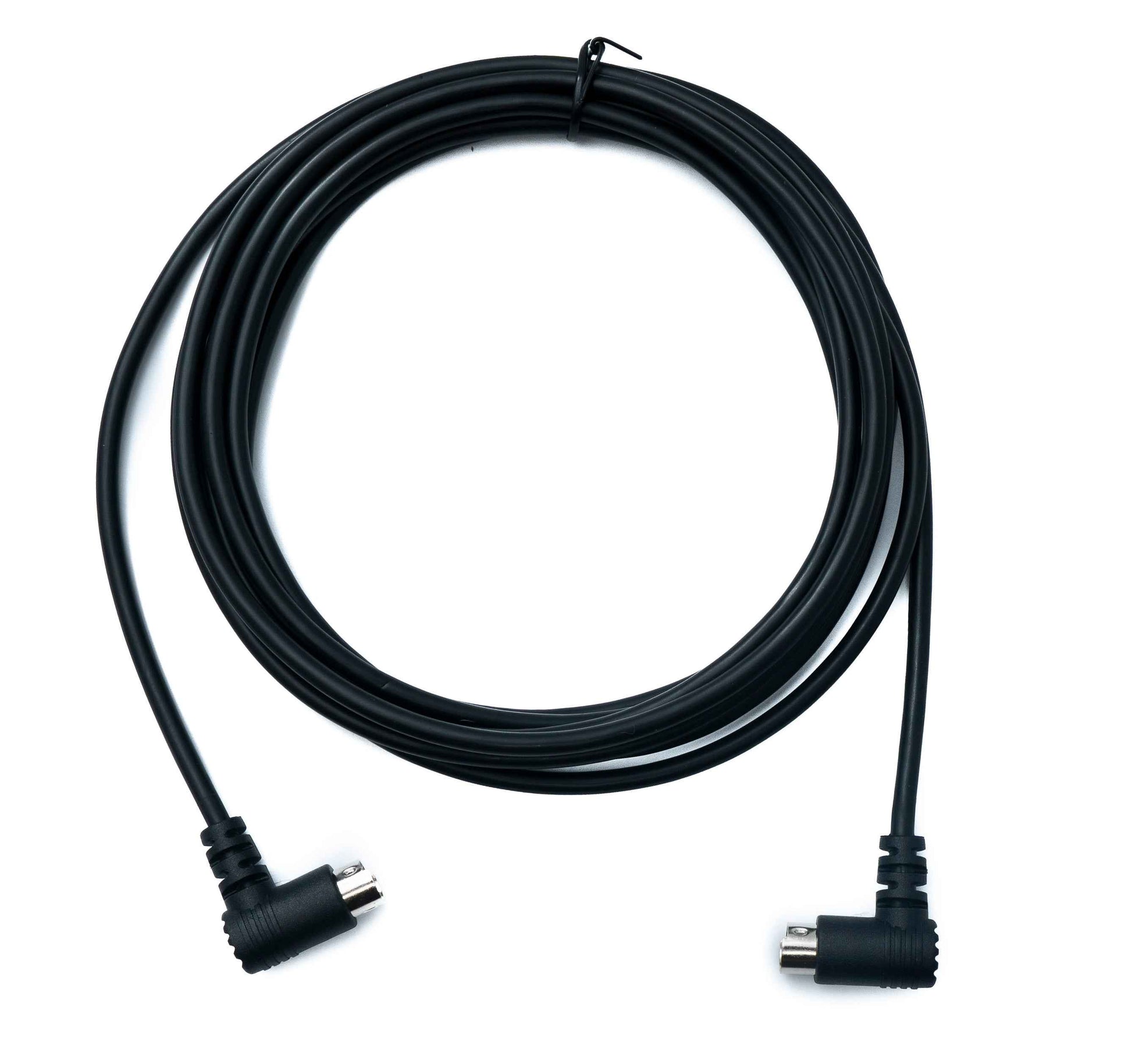 SYSTEM-S S-Video Kabel 180 cm Din 8 Pin Stecker zu Stecker Dual Winkel