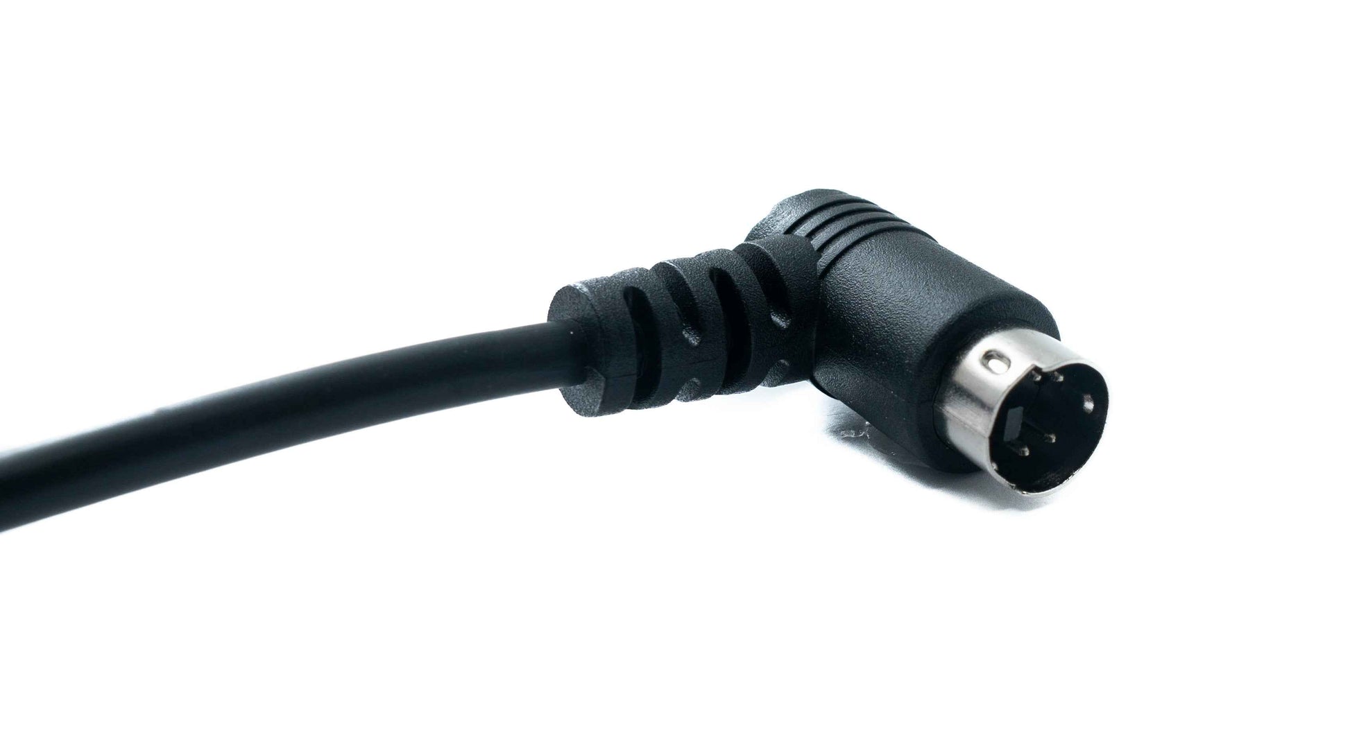 SYSTEM-S S-Video Kabel 180 cm Din 9 Pin Stecker zu Stecker Dual Winkel