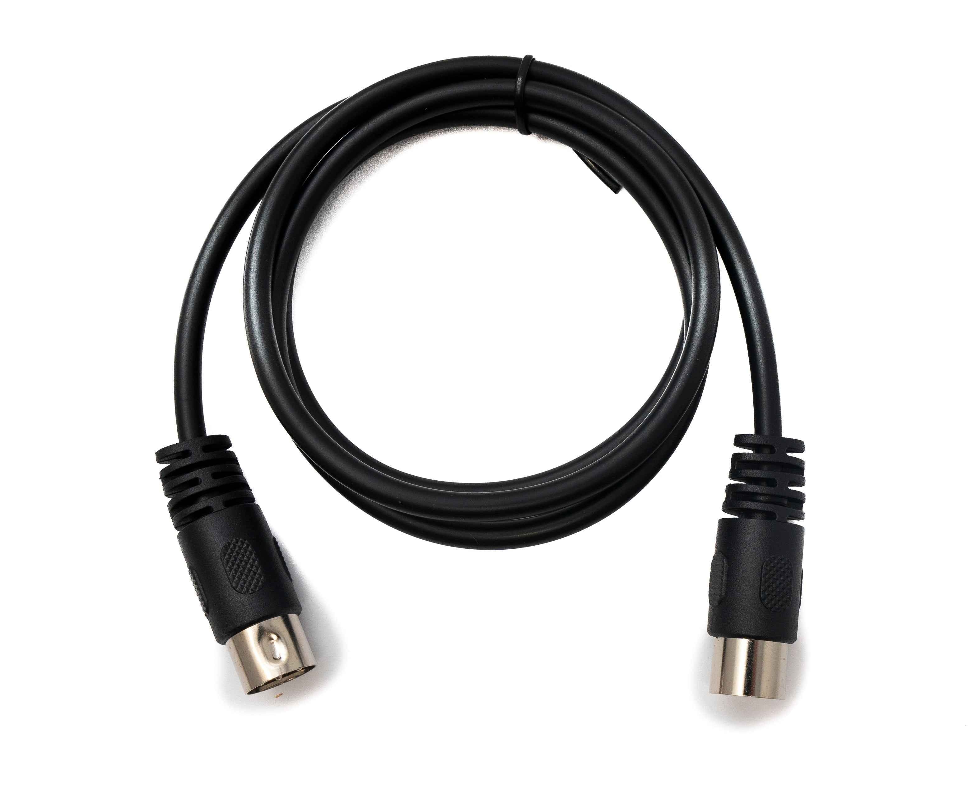 SYSTEM-S S-Video Kabel 100 cm Din 3 Pin Stecker zu Stecker Schwarz