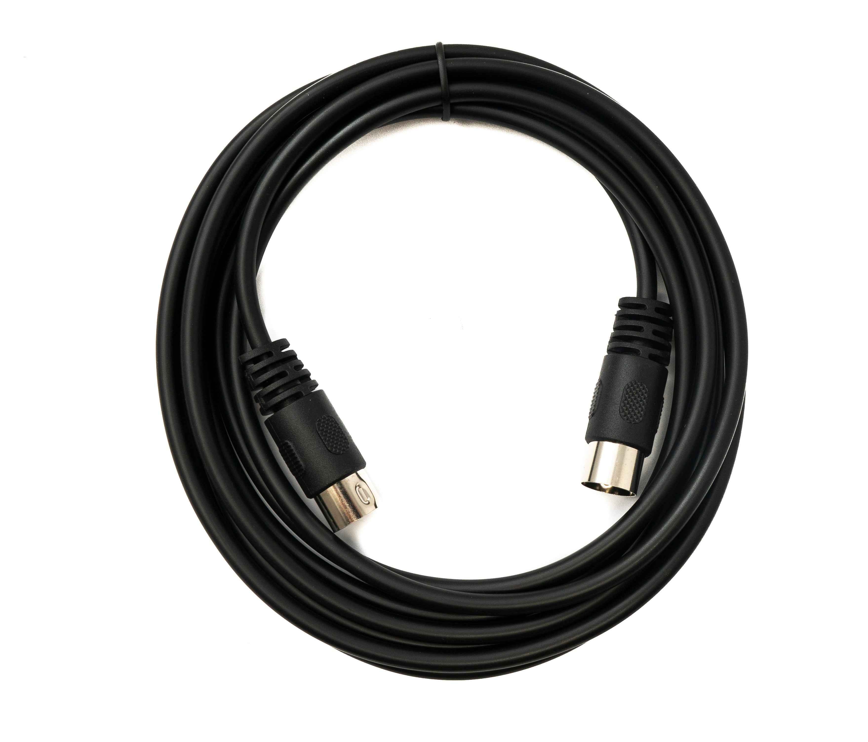 SYSTEM-S S-Video Kabel 3 m Din 3 Pin Stecker zu Stecker Schwarz