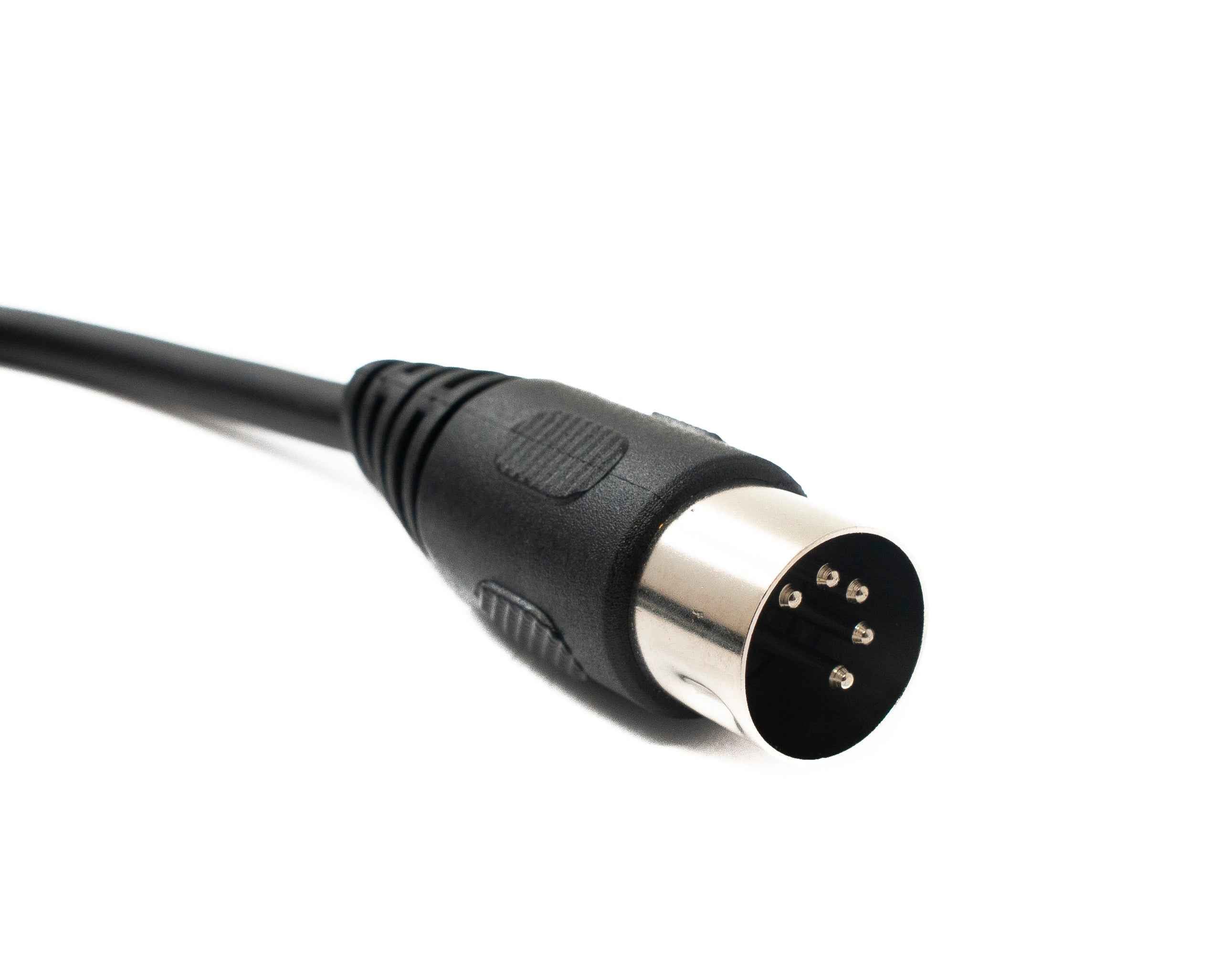 SYSTEM-S S-Video Kabel 150 cm Din 5 Pin Stecker zu Stecker Schwarz