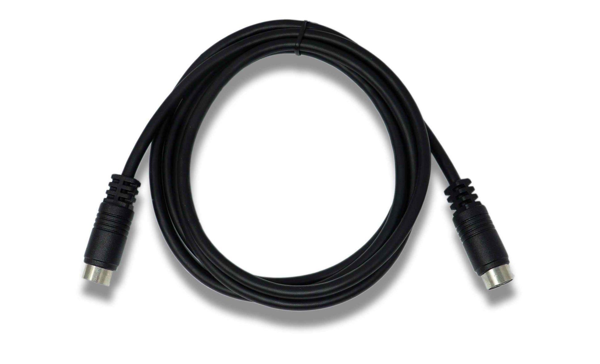 SYSTEM-S S-Video Kabel 150 cm Mini Din 10 Pin Buchse zu Buchse in Schwarz