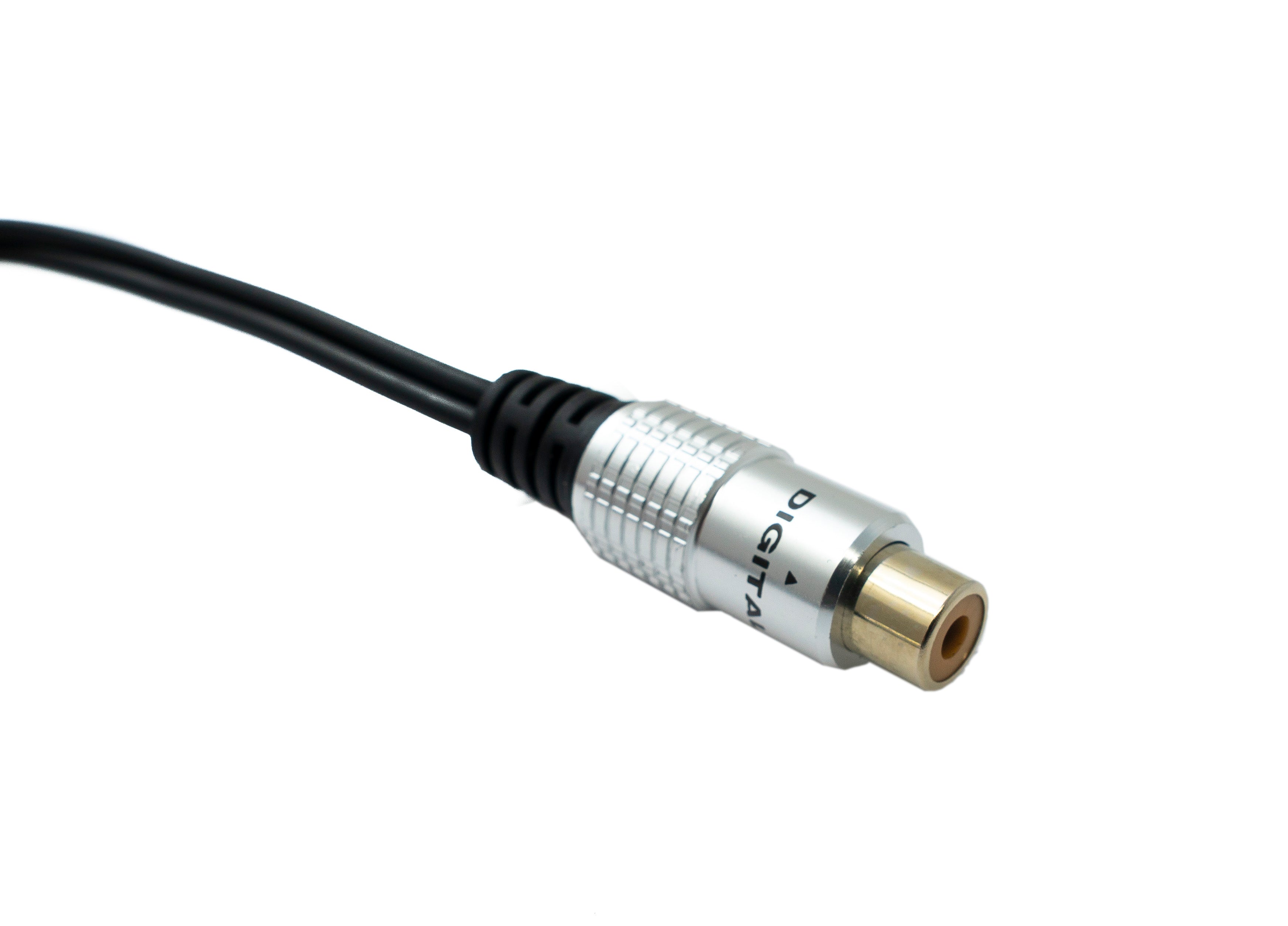 Y-Adapterkabel Cinch RCA 25 cm 1 Buchse zu 2 Stecker Audio schwarz 89525494