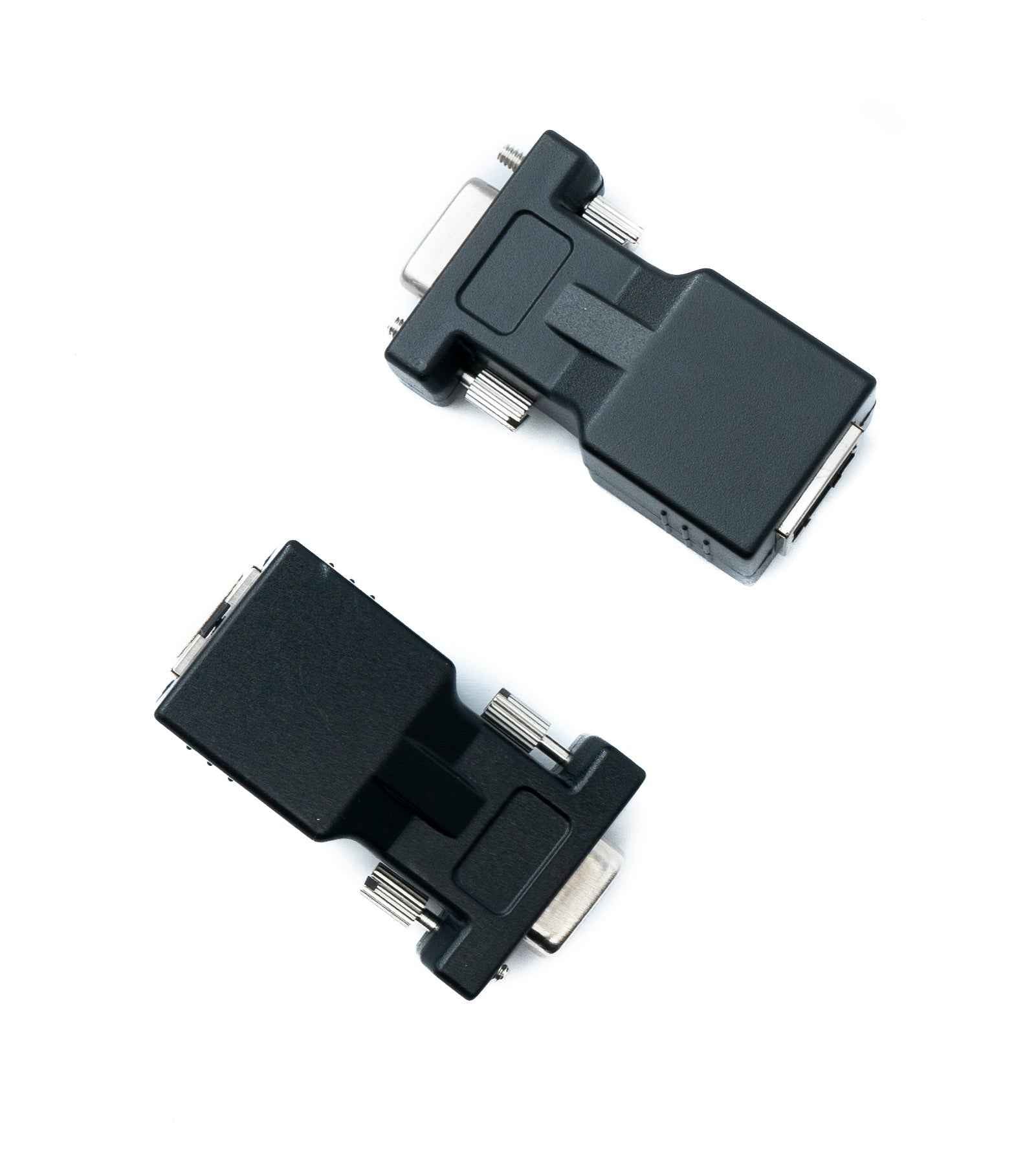 SYSTEM-S Ethernet VGA over IP Konverter 2x VGA Buchse zu LAN RJ45 Buchse 20m Reichweite