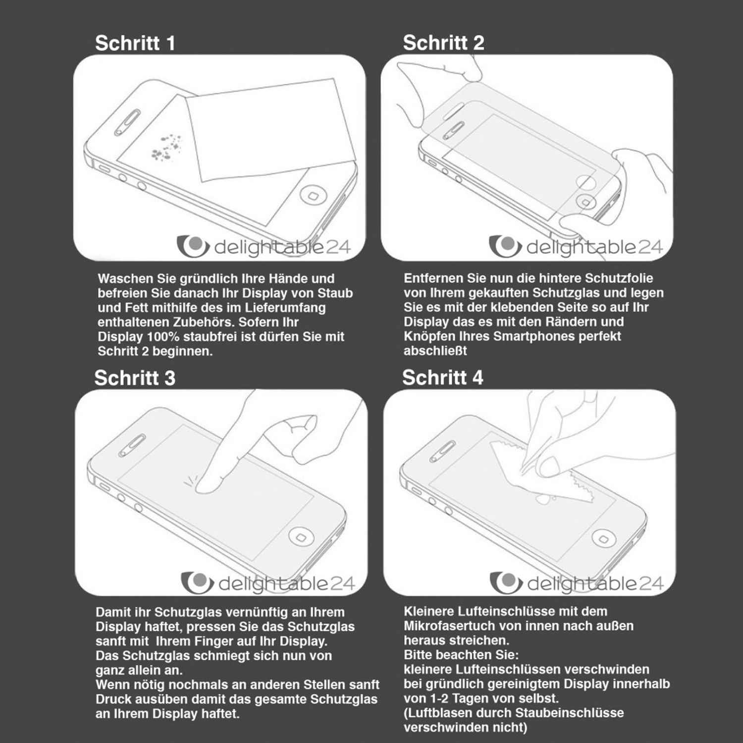 NALIA Schutzglas für Apple iPhone 6 Plus 6S Plus, 9H Full Cover Echt Hartglas