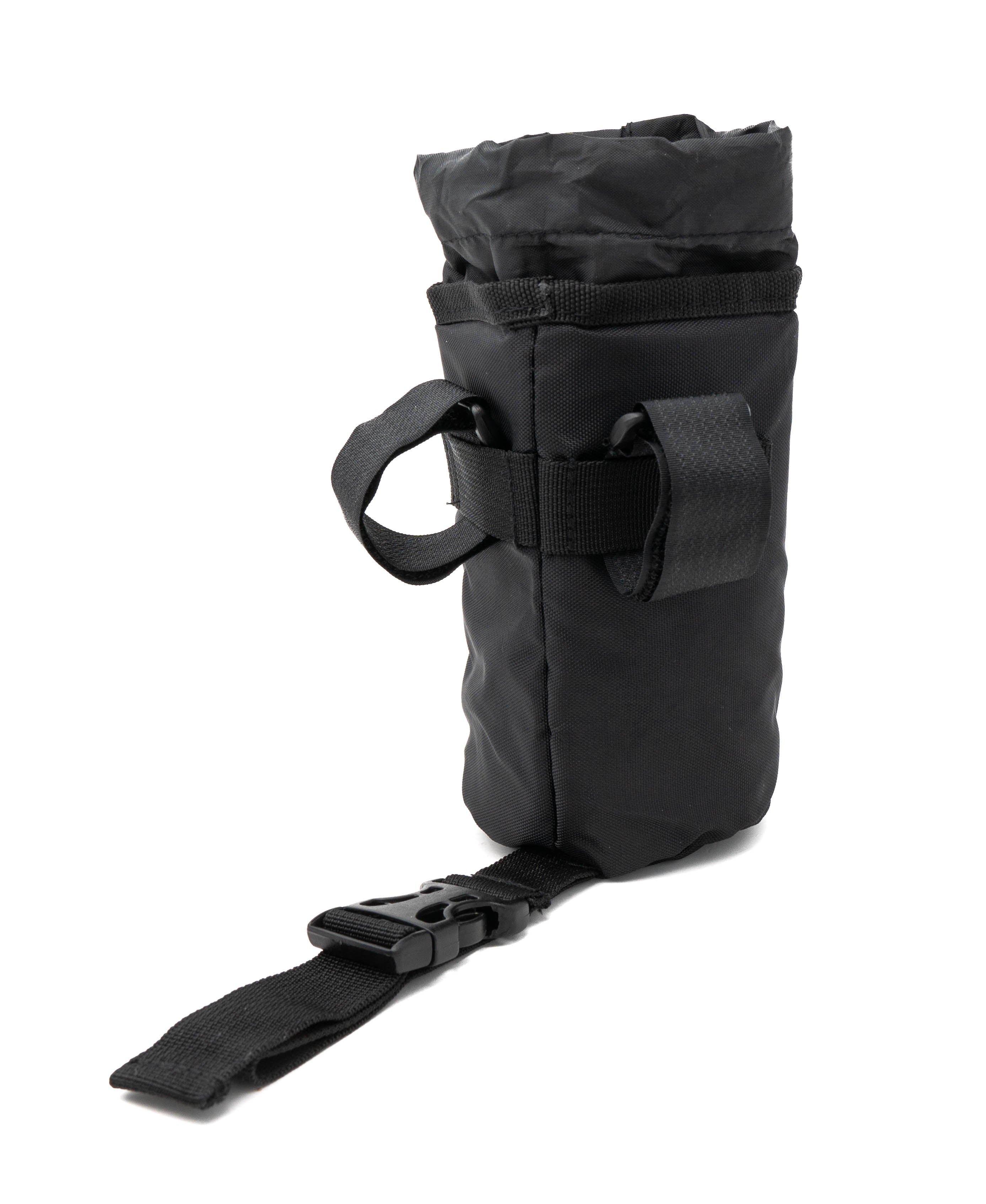 Fahrrad Trinkflasche Tasche wasserfest 1 l Schwarz Klettverschluss Lenker