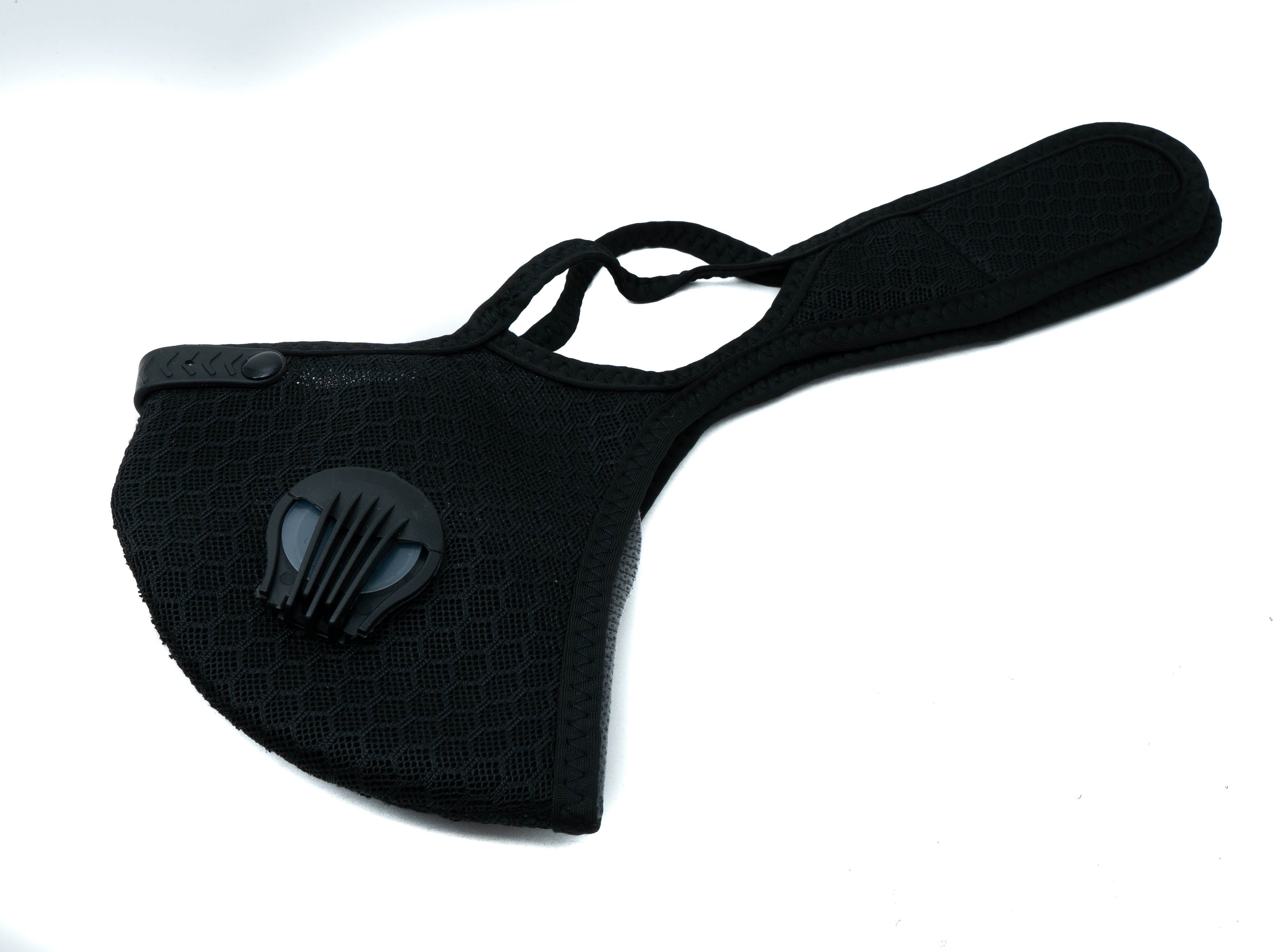 Staubmaske mit Aktivkohlefilter Mesh-Nylon schwarz für Outdoor Jogging 79685999