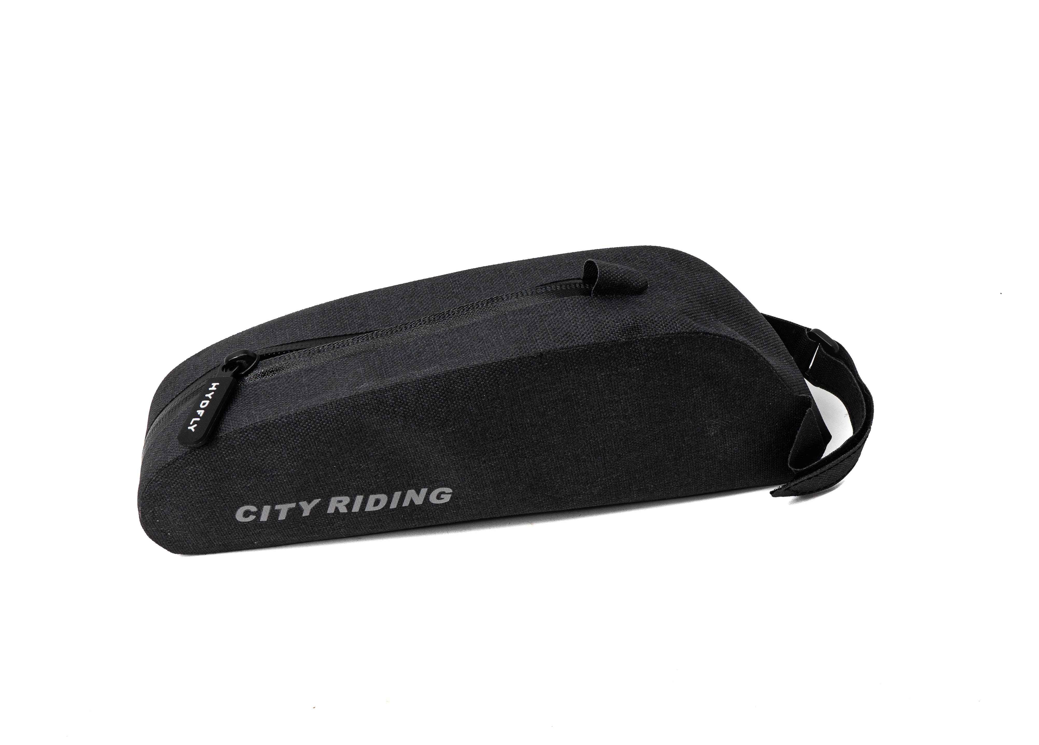 SYSTEM-S Fahrrad Tasche wasserfest Dreiecktasche Rahmentasche Triangeltasche Schwarz