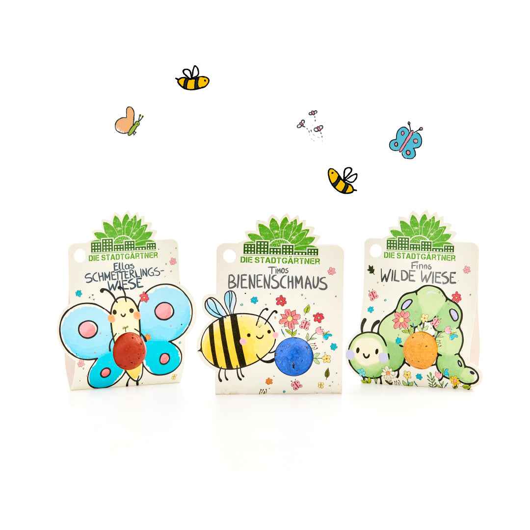 3 x 1 Blumenmurmel – Alle Sorten