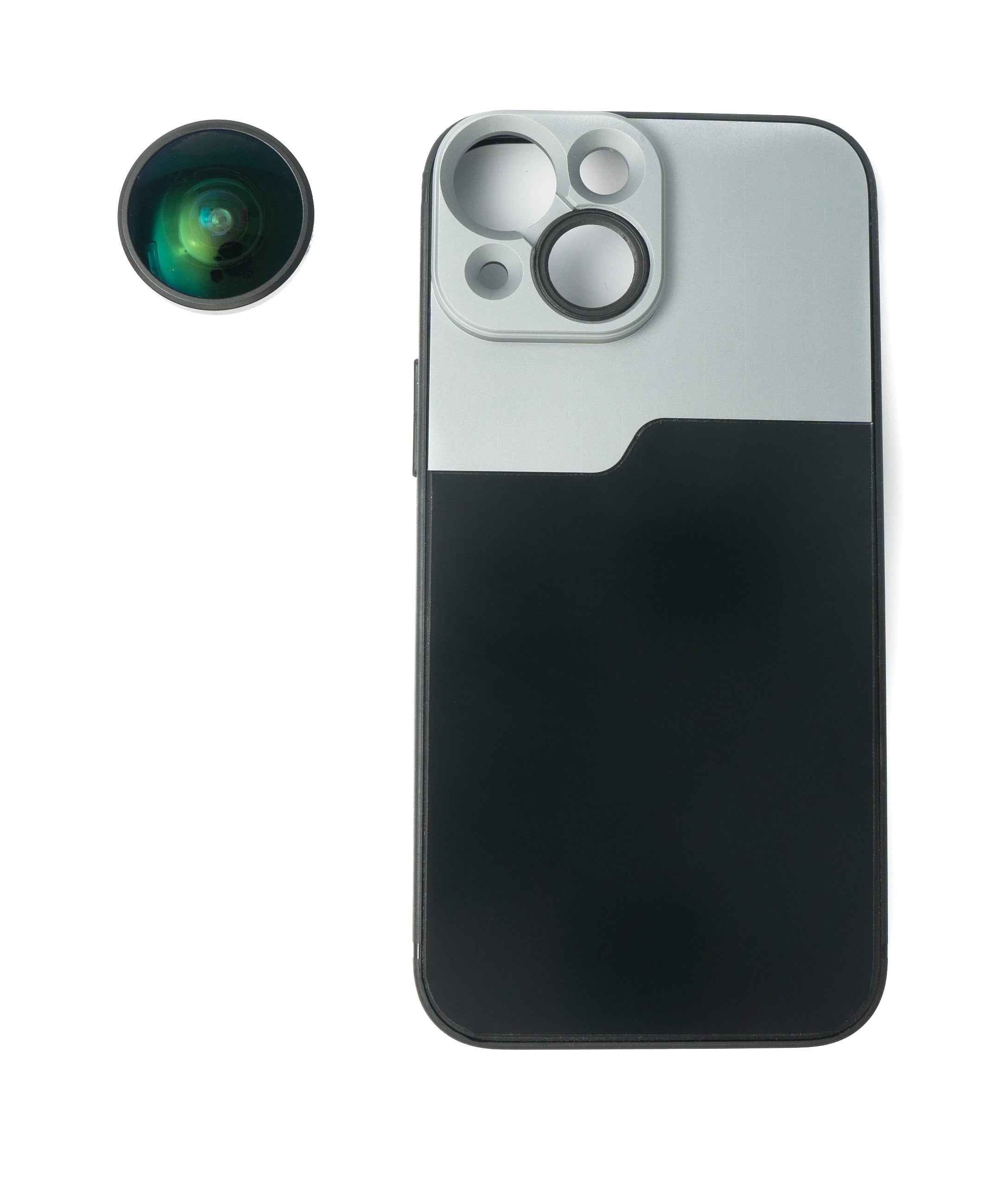 SYSTEM-S Fischaugen Linse Hülle Filter für Fotografie für iPhone 13 Mini