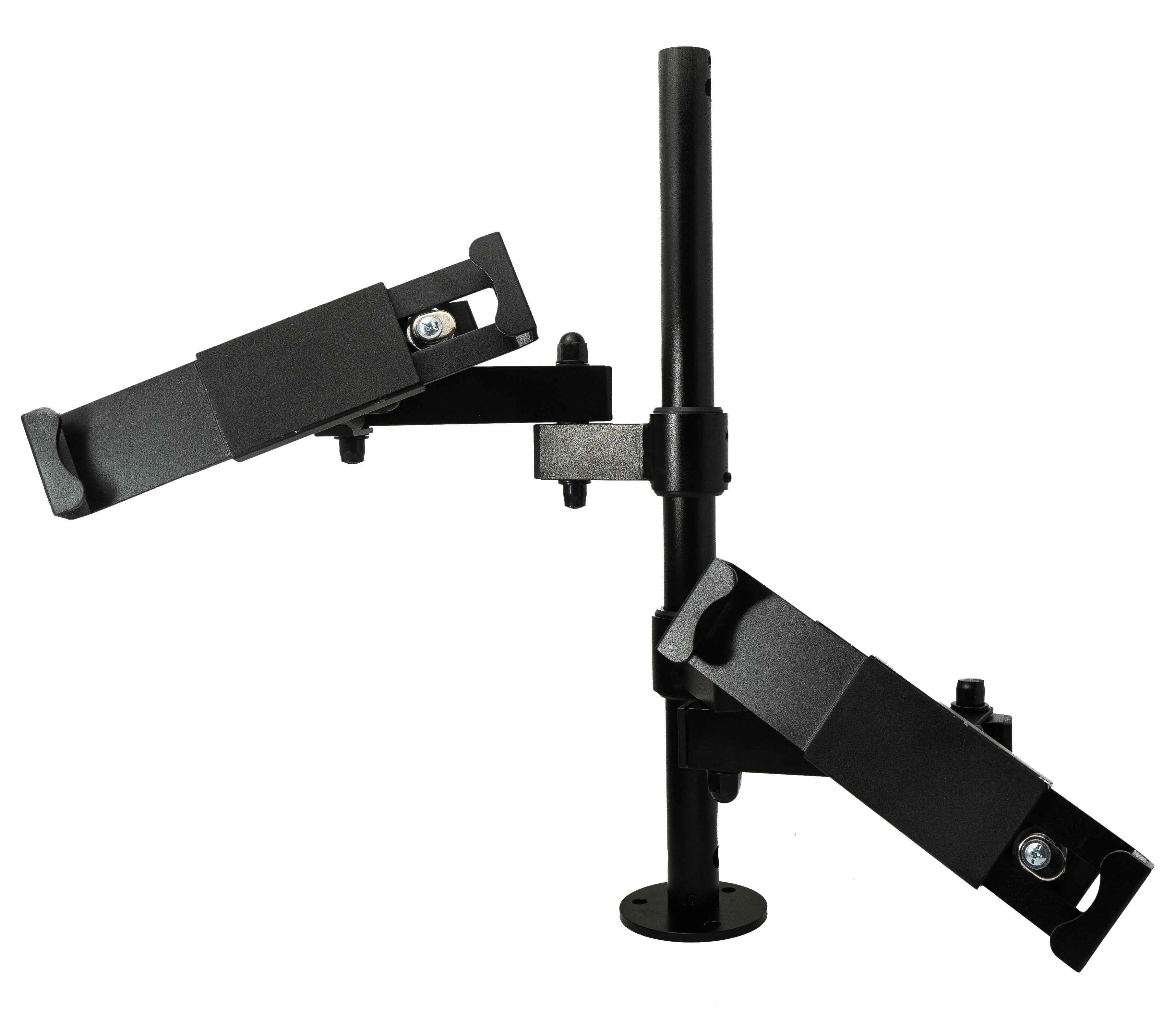 SYSTEM-S Tischständer Dual 360° Halterung abschließbar für Tablets von 8.0" bis 11.0"