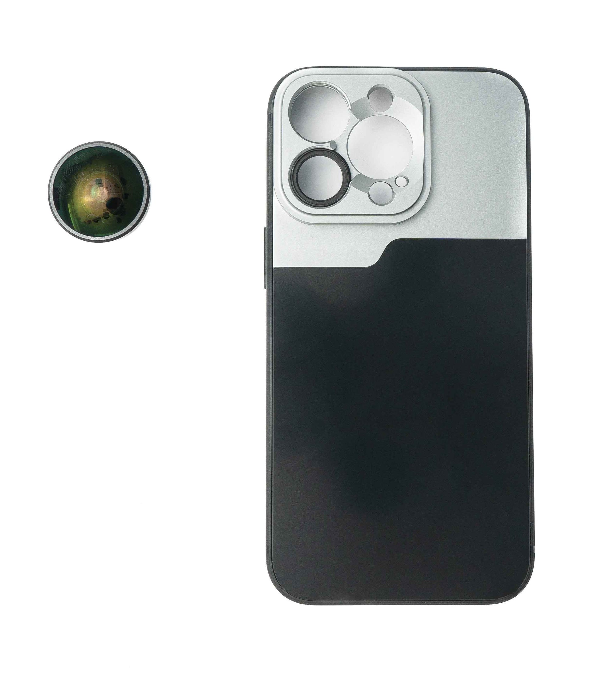 SYSTEM-S Fischaugen Linse Hülle Filter für Fotografie für iPhone 14 Pro