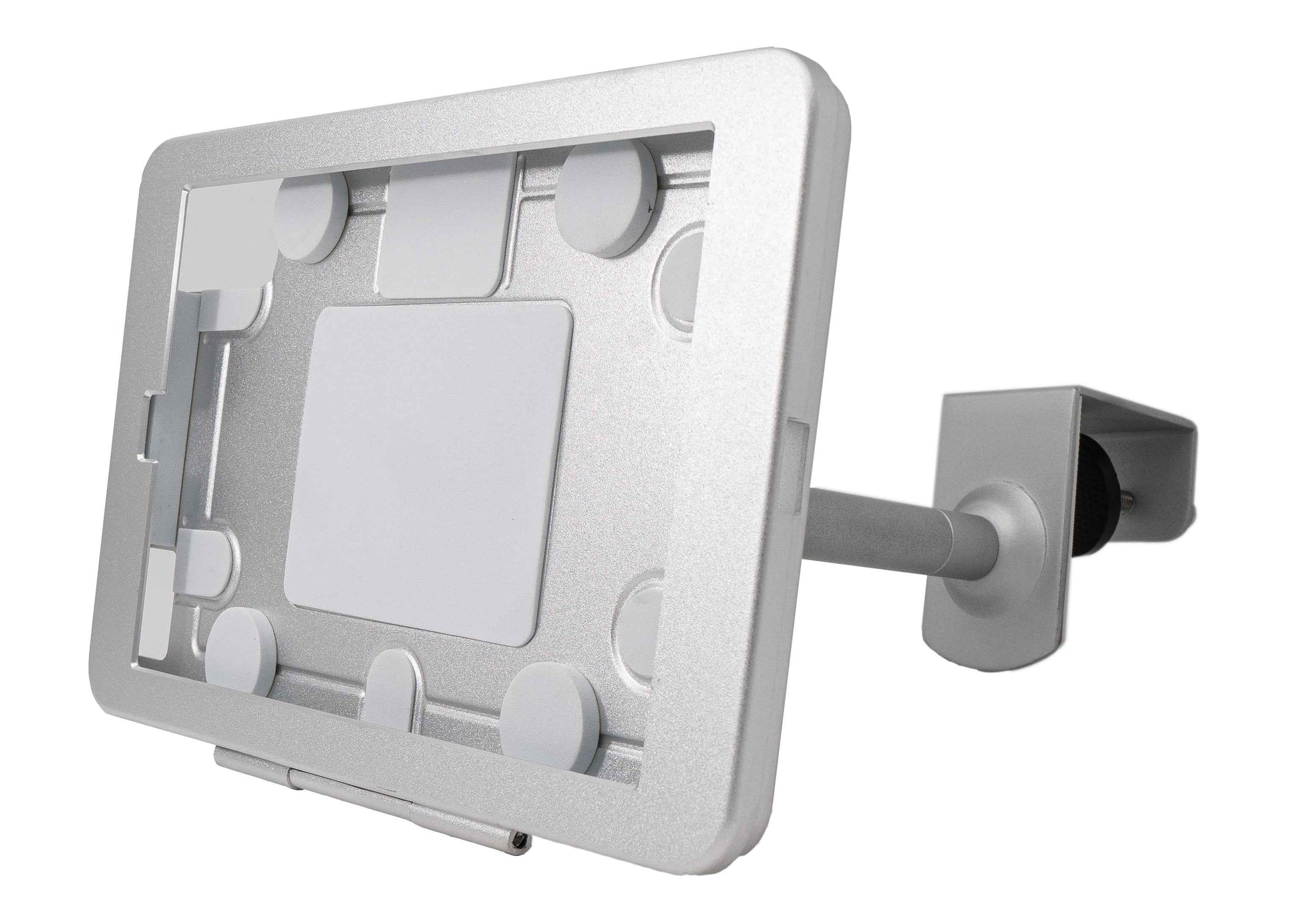 SYSTEM-S Tischhalterung Klemme 360° Ständer abschließbar für iPad Mini 6 (2021) in Grau