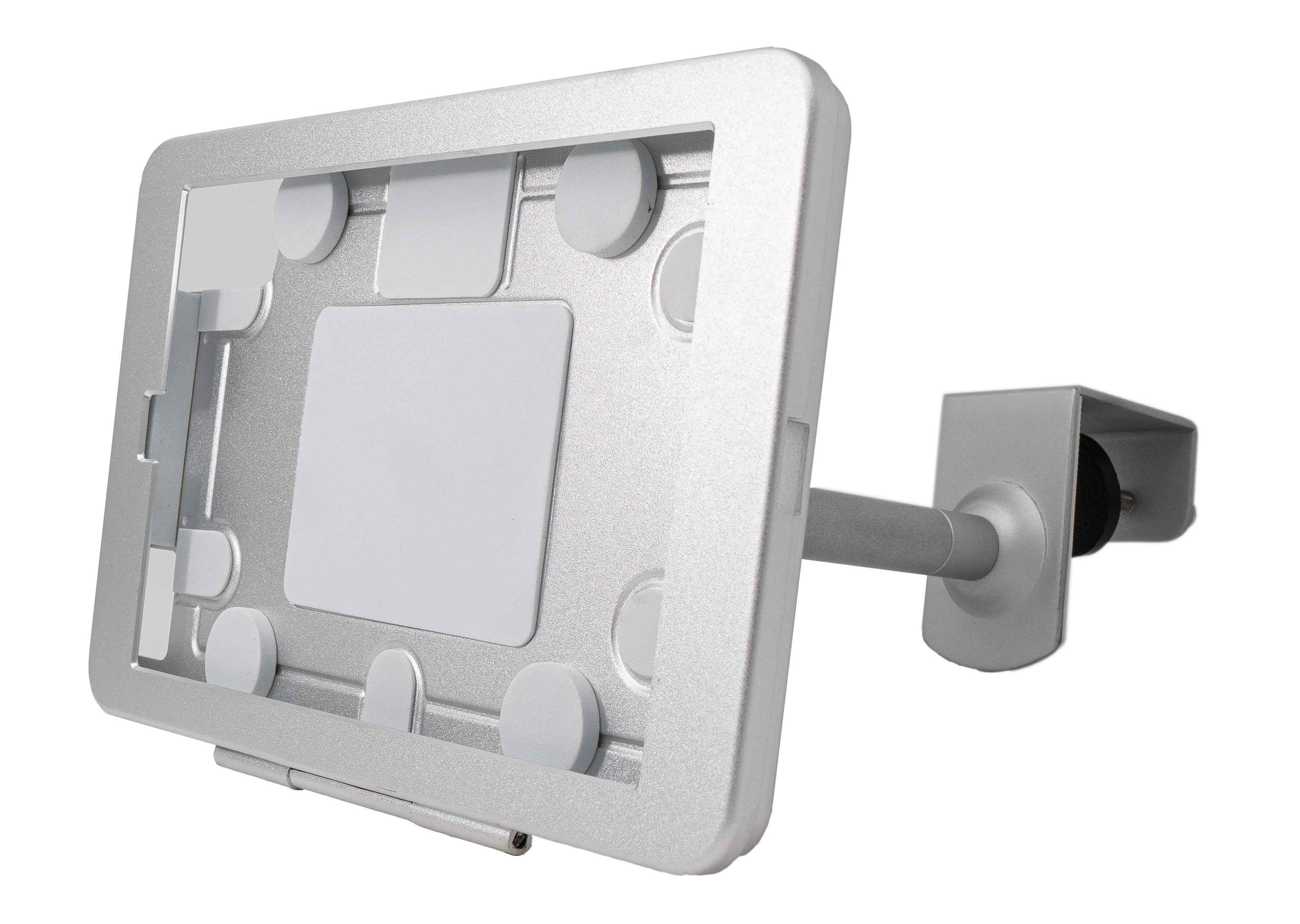 SYSTEM-S Tischhalterung Klemme 360° Ständer abschließbar für iPad Mini 6 (2021) in Grau