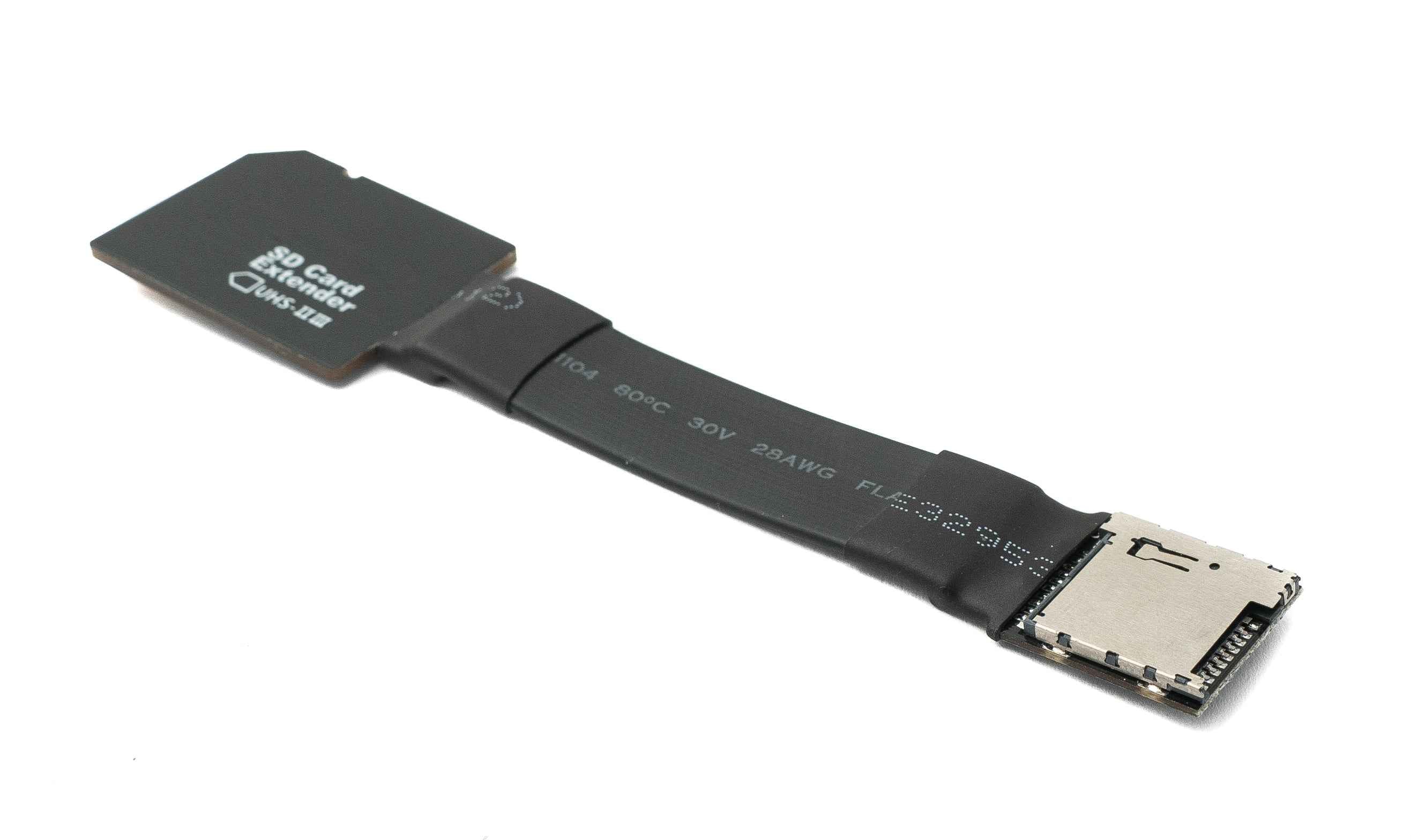 SYSTEM-S SD Karte 10 cm Kabel Standard SD Stecker zu Micro Buchse Verlängerung Adapter