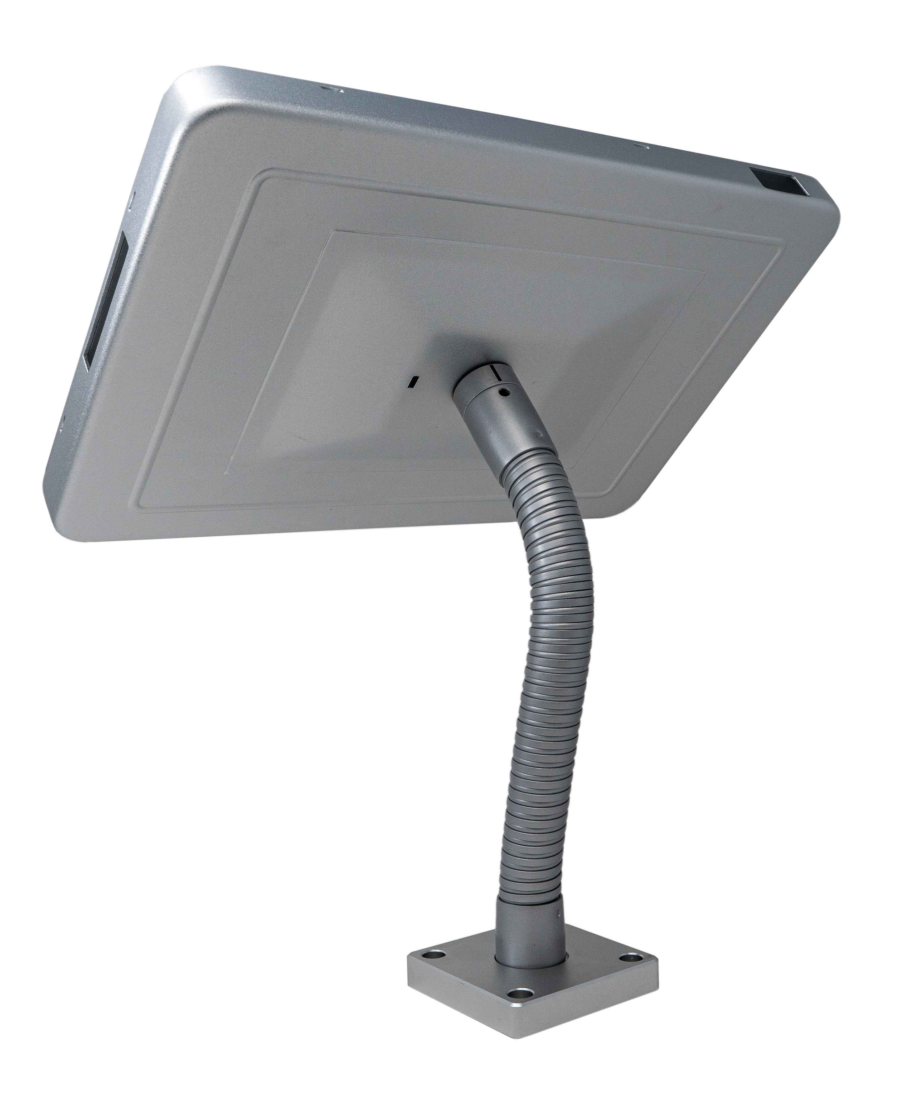 SYSTEM-S Tisch Halterung 360° Ständer abschließbar flexibel für Surface Pro 7 in Grau
