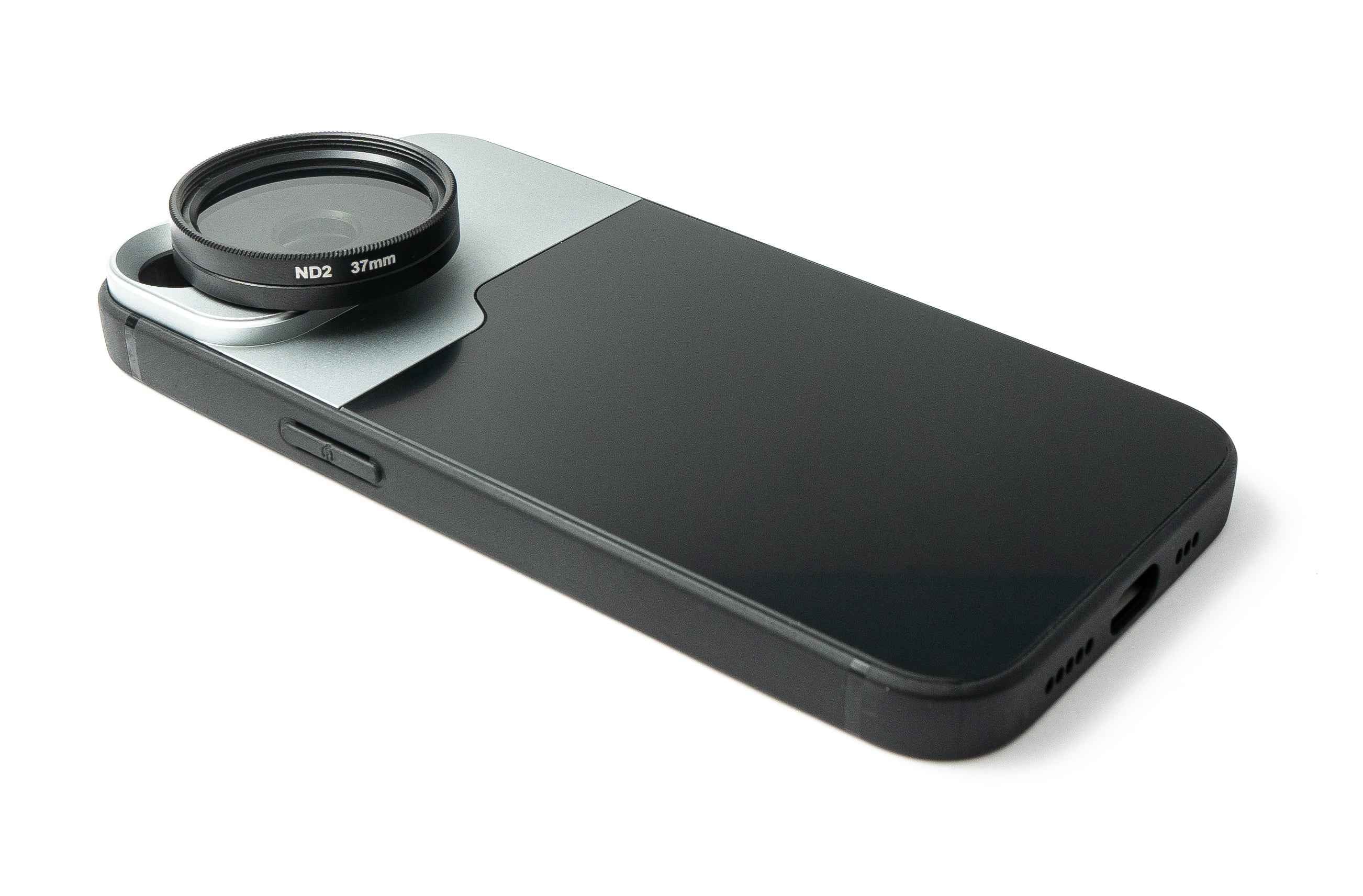 SYSTEM-S ND Filter Set 37 mm Neutraldichte mit Hülle und Tasche für iPhone 13