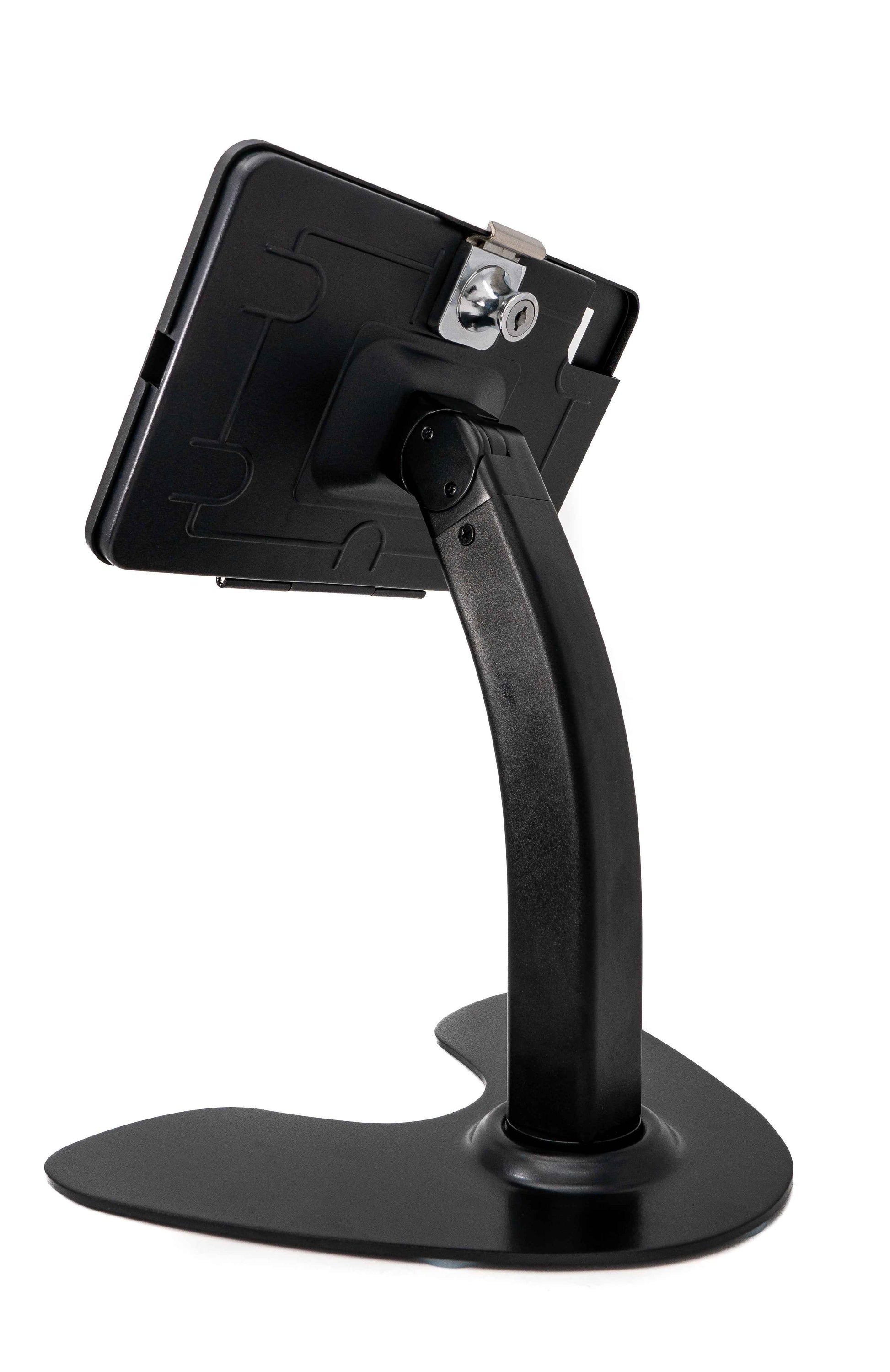 SYSTEM-S Tischhalterung 360° Ständer abschließbar für iPad Mini 6 (2021) Schwarz