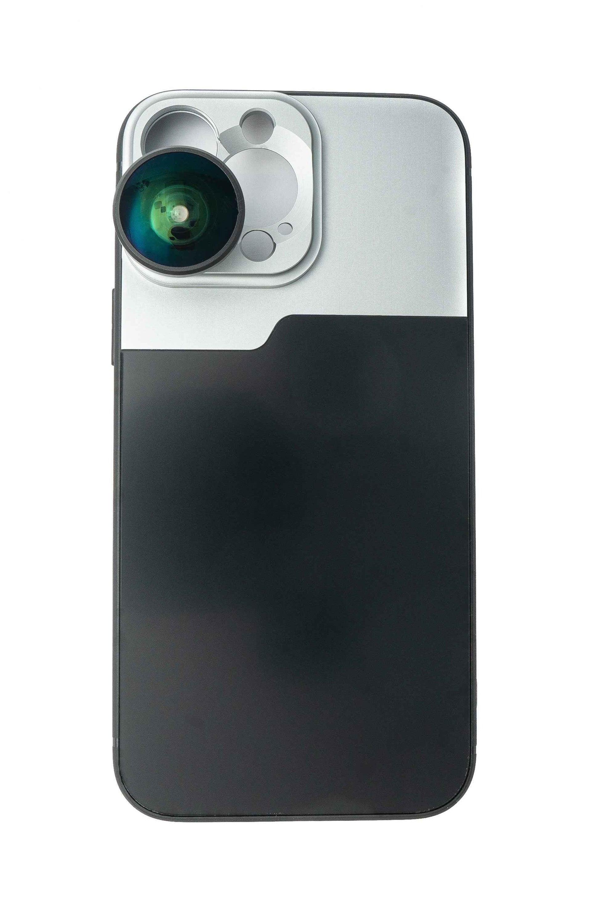 SYSTEM-S Fischaugen Linse Hülle Filter für Fotografie für iPhone 13 Pro Max