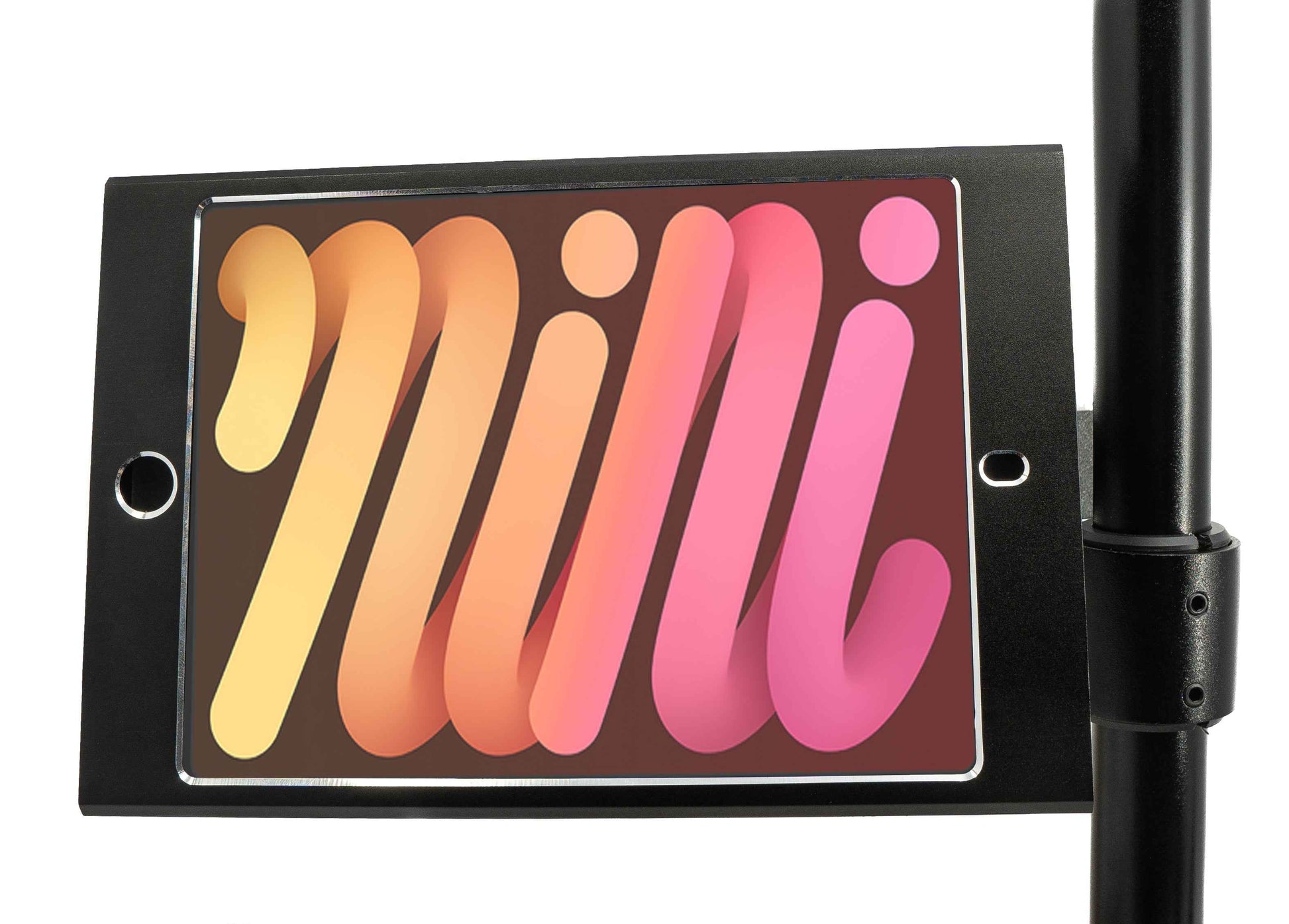 SYSTEM-S Tischständer Dual 360° Halterung abschließbar für iPad Mini in Schwarz