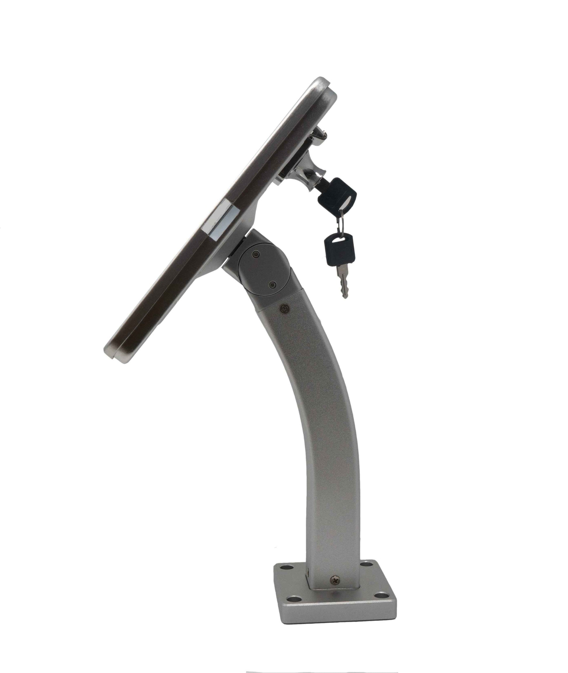 SYSTEM-S Wand Halterung abschließbar für für iPad 7 8 9 10.2" (2019 2020 2021) A2270 A2428 A2429 A2430 A2197 A2200 A2198 A2199 A2602 A2604 A2603 A2605