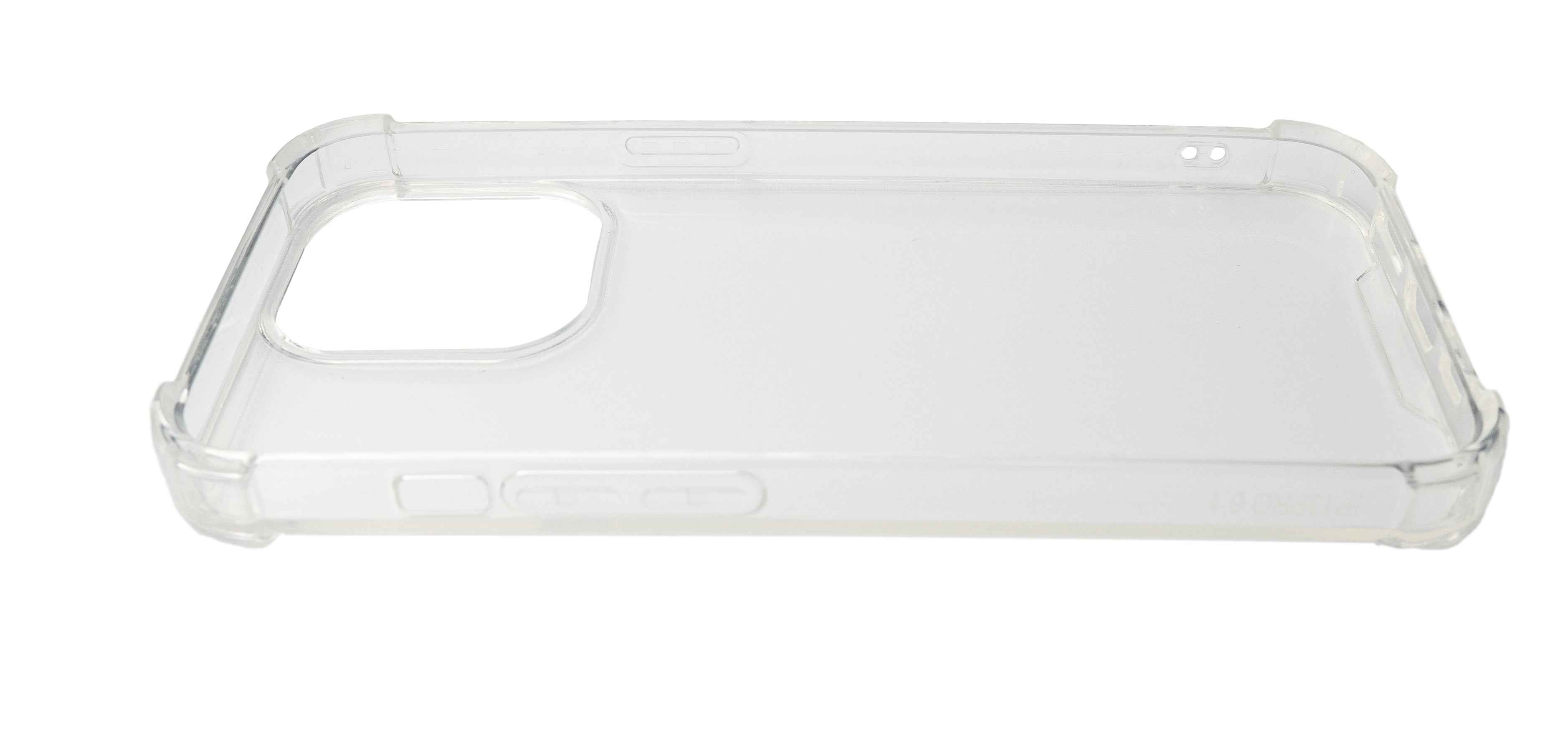 SYSTEM-S Schutzhülle aus Silikon in Weiß Transparent Hülle für iPhone 13 Pro Max