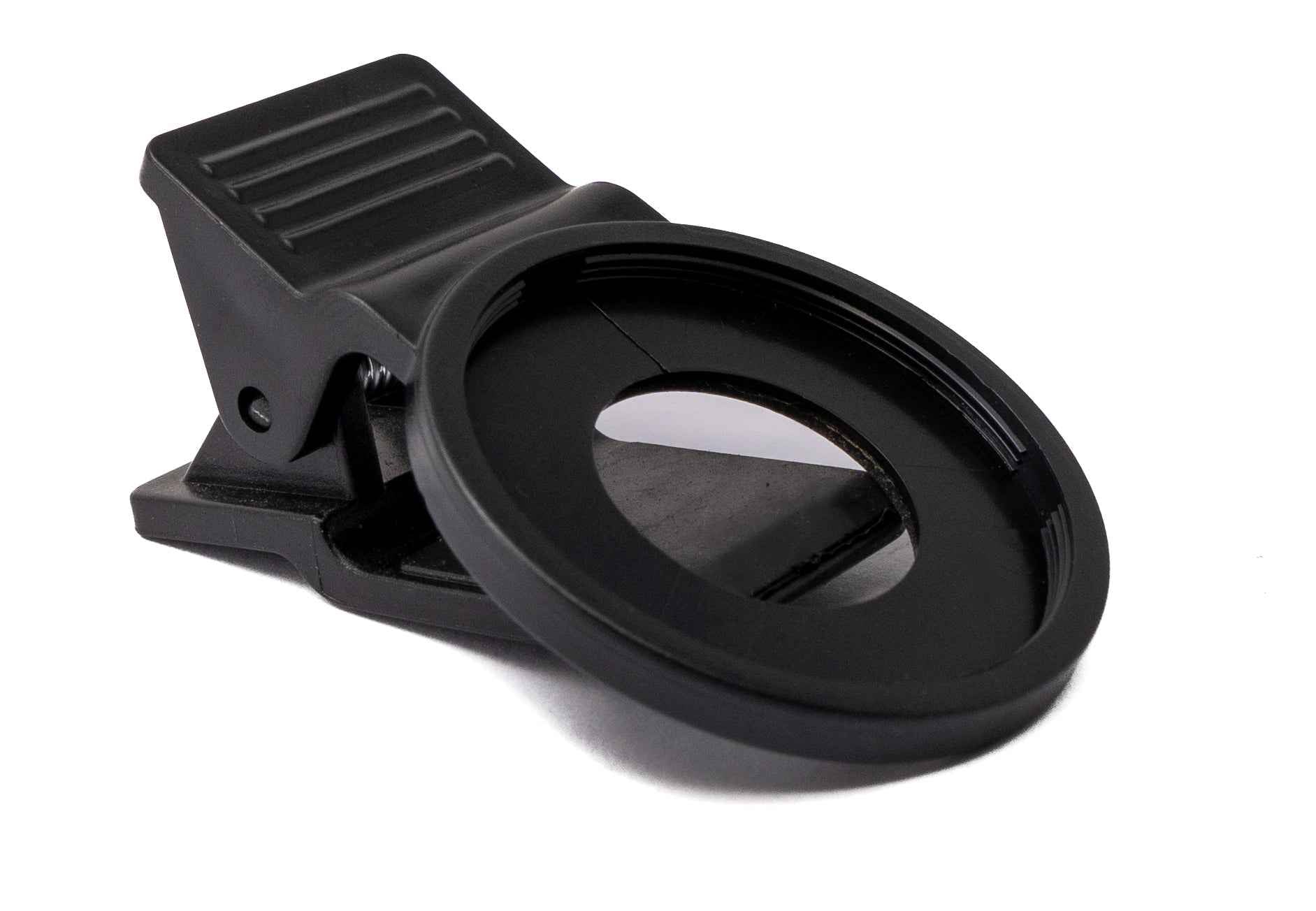 SYSTEM-S Makro Linse +8 Zoom Close Up Filter mit Clip in Schwarz