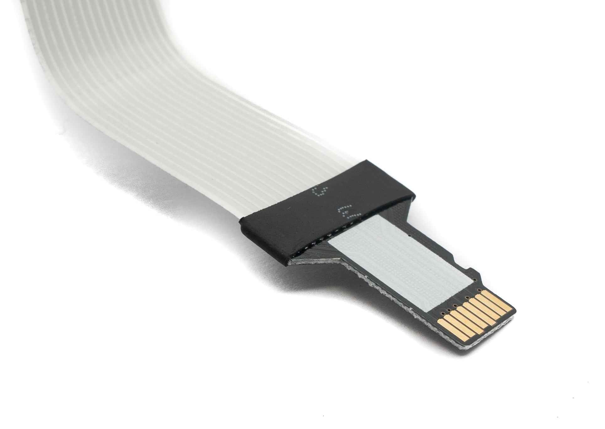 SYSTEM-S SD Karte 25 cm Kabel Micro SD Stecker zu Standard Buchse Verlängerung Adapter