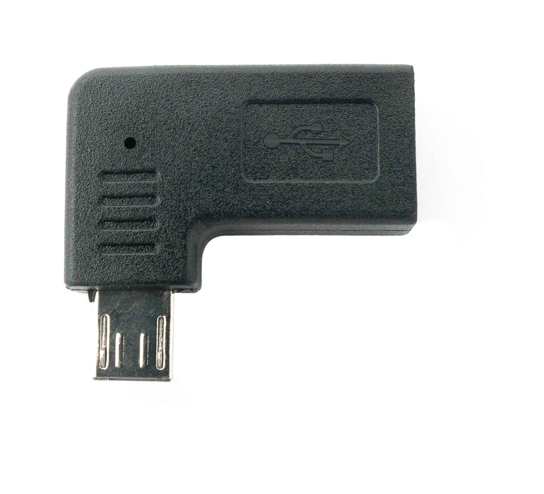 SYSTEM-S USB 3.1 Adapter Typ C Buchse zu 2.0 Micro B Stecker Winkel  Rechts