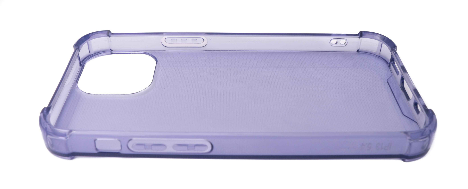 SYSTEM-S Schutzhülle aus Silikon in Lila Transparent Hülle für iPhone 13 Mini