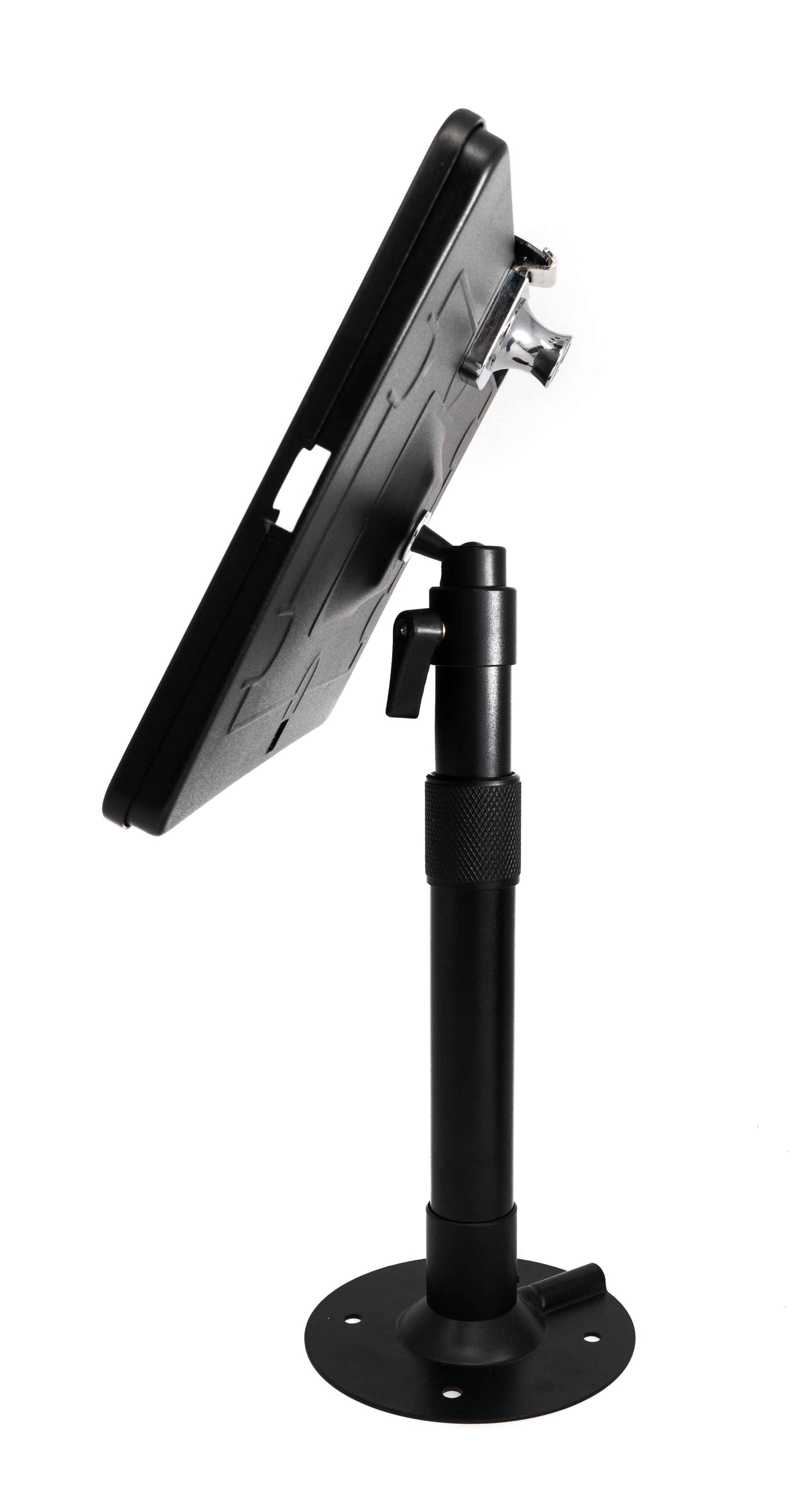 SYSTEM-S Tischständer 360° Halterung abschließbar für iPad Pro 10,5" (2017) in Schwarz