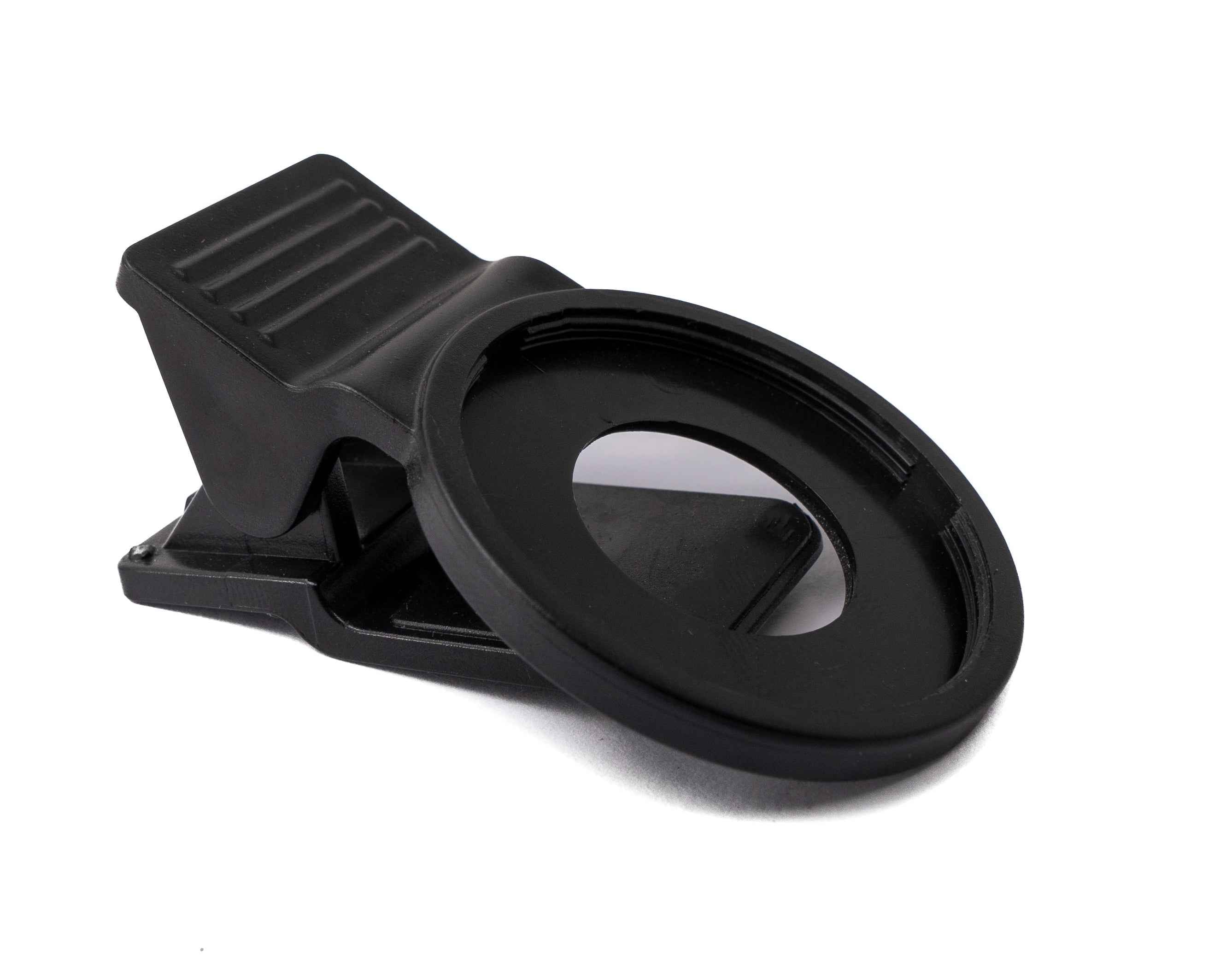 SYSTEM-S Makro Linse +1 Zoom Close Up Filter mit Clip in Schwarz