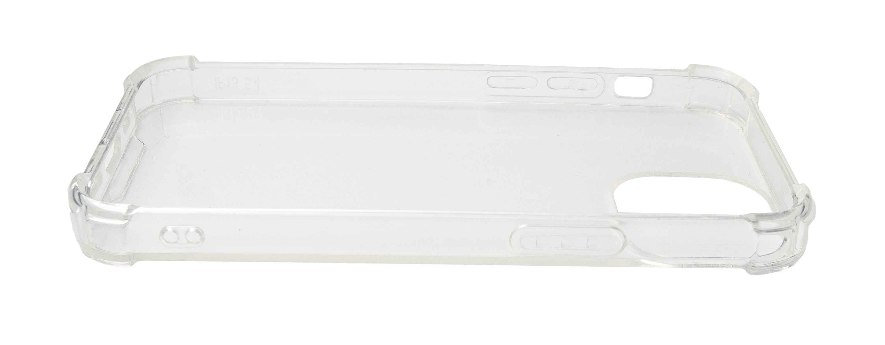 SYSTEM-S Schutzhülle aus Silikon in Weiß Transparent Hülle für iPhone 13 Mini