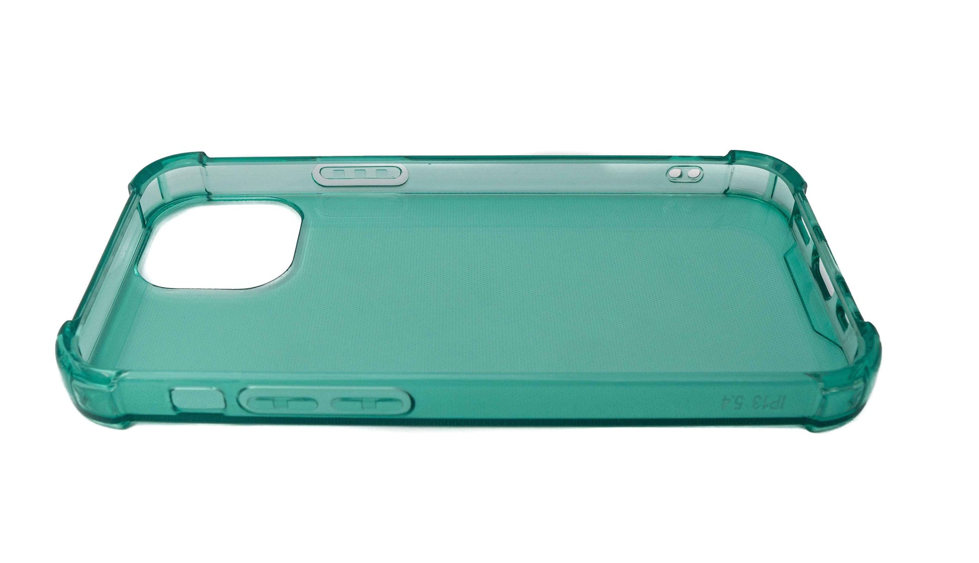 SYSTEM-S Schutzhülle aus Silikon in Grün Transparent Hülle für iPhone 13 Mini